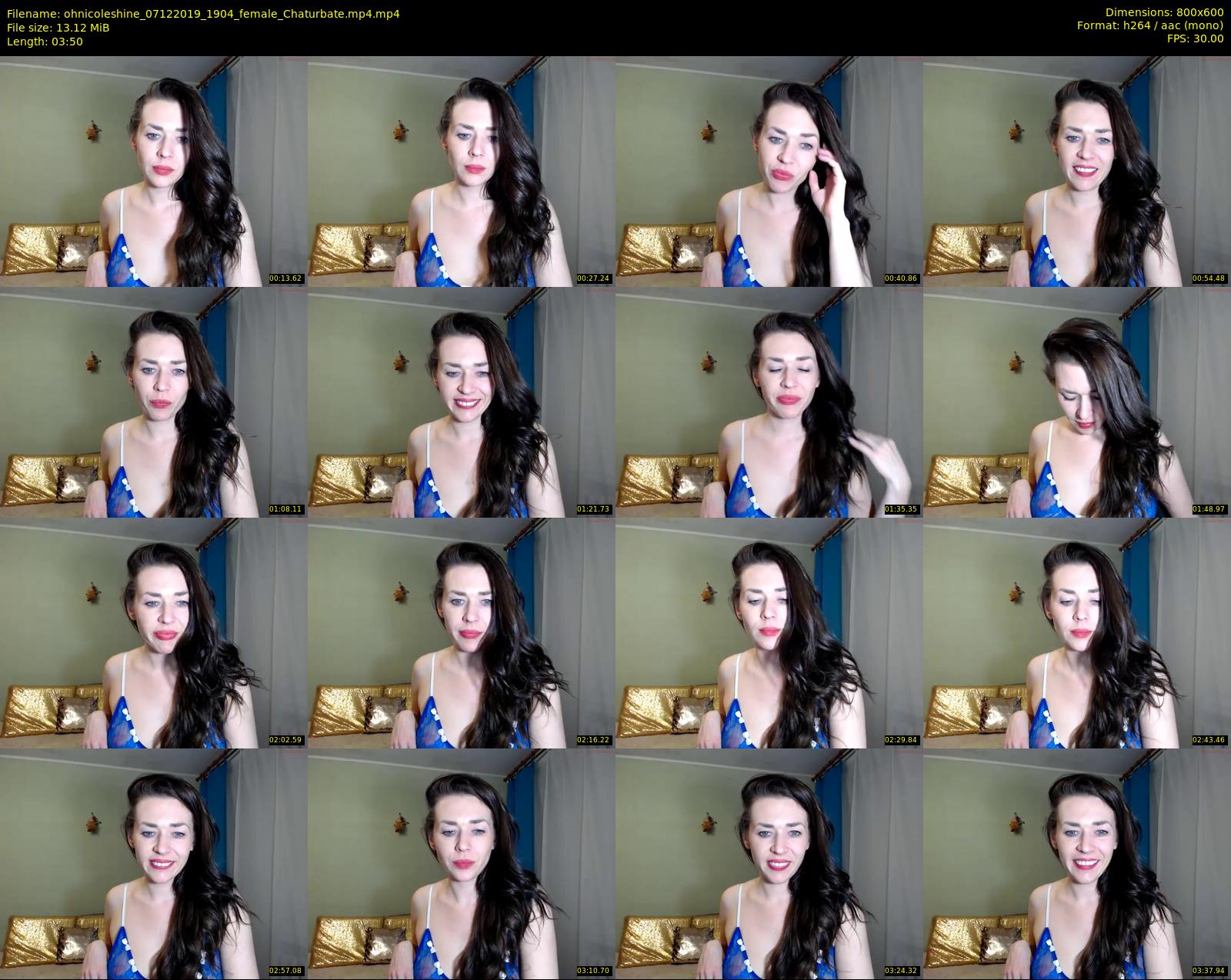 ohnicoleshine — 4 minute Chaturbate female cam show recording, 480p, Dec 7, 2019