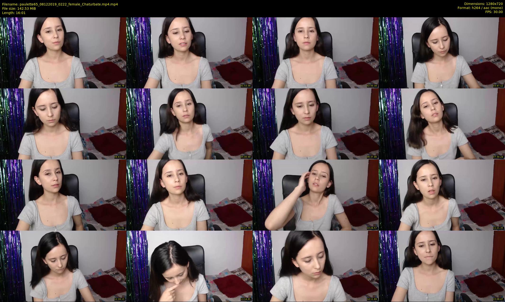 paulette65 — 17 minute Chaturbate female cam show recording, 720p, Dec 8, 2019