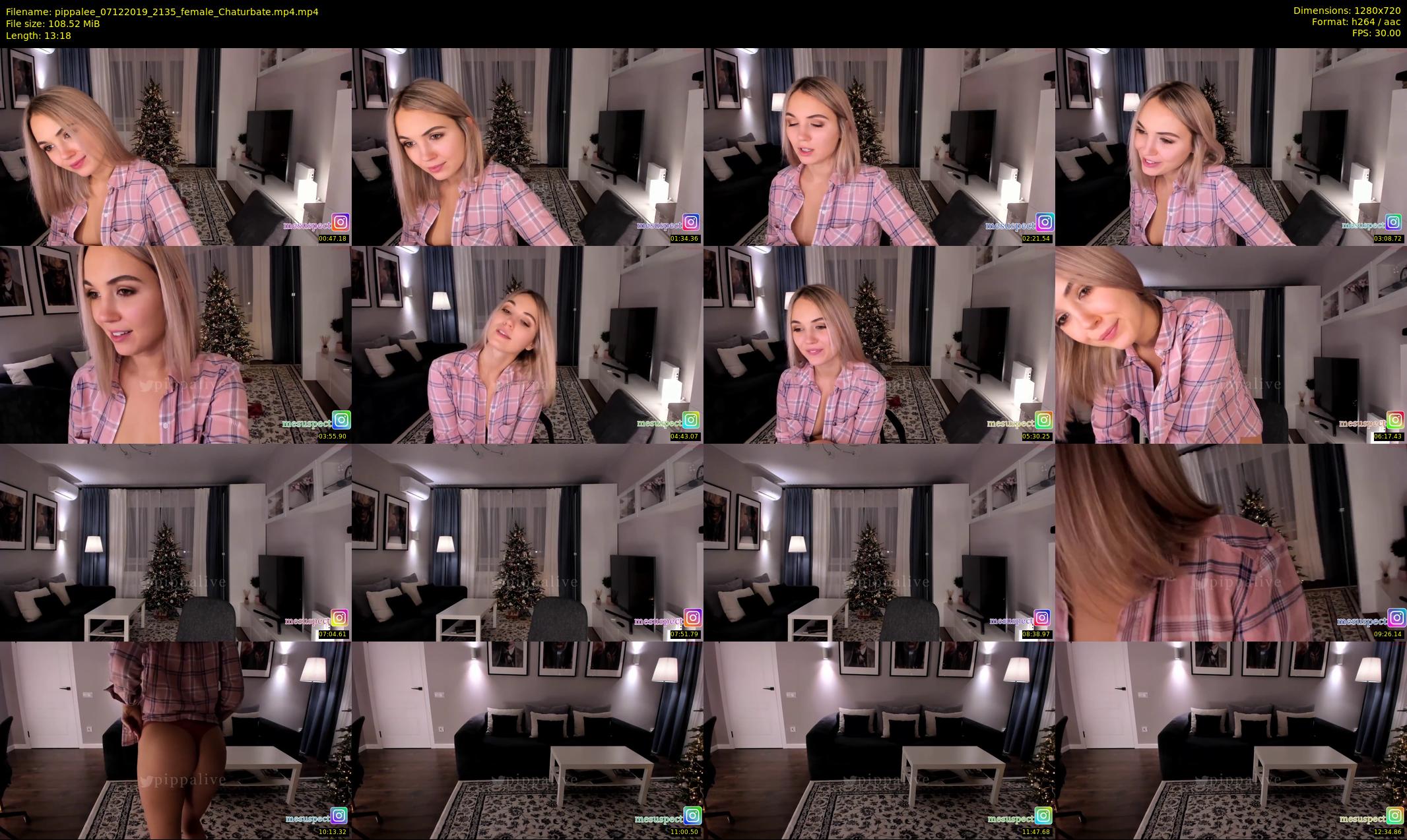 pippalee — 14 minute Chaturbate female cam show recording, 720p, Dec 7, 2019