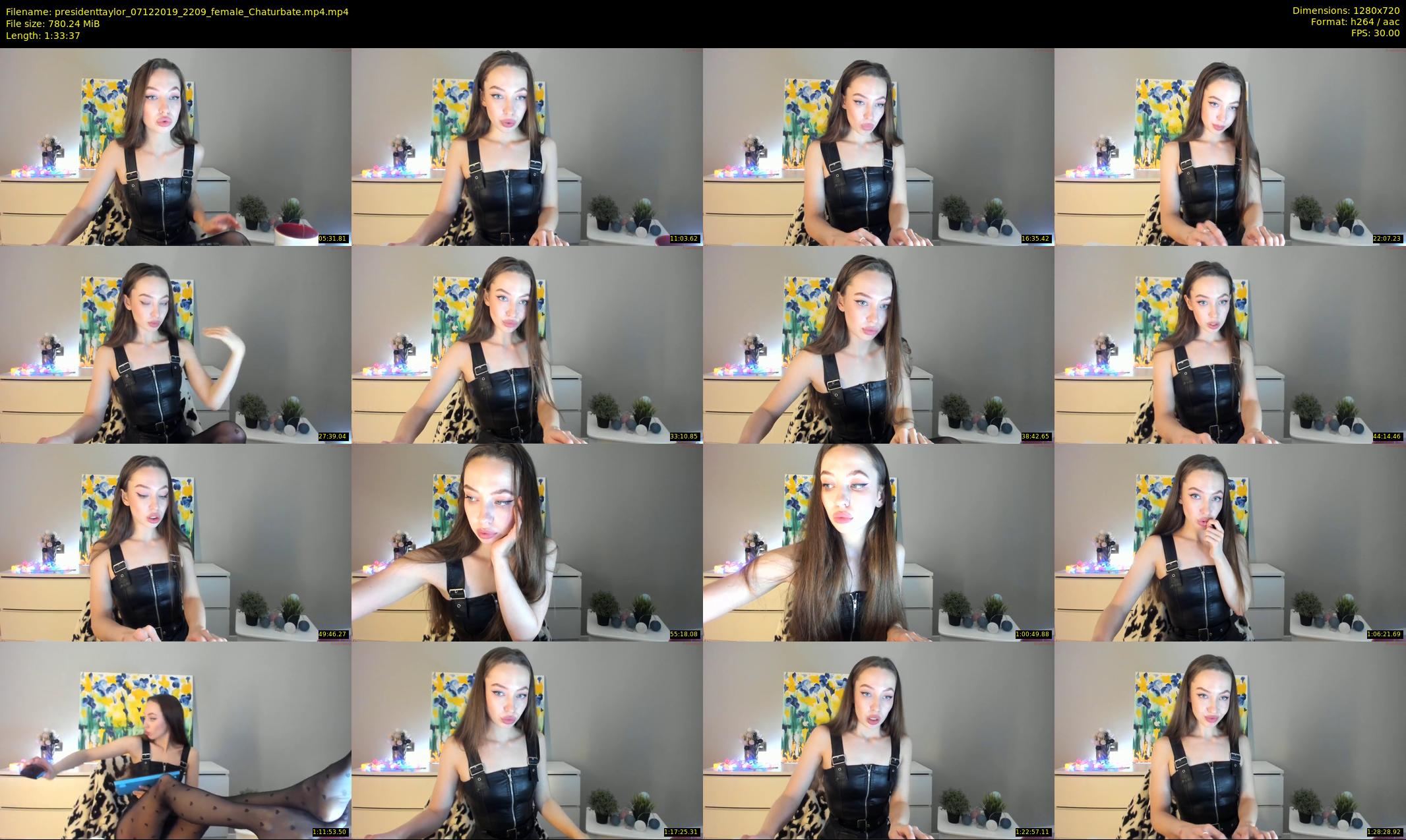 presidenttaylor — 94 minute Chaturbate female cam show recording, 720p, Dec 7, 2019