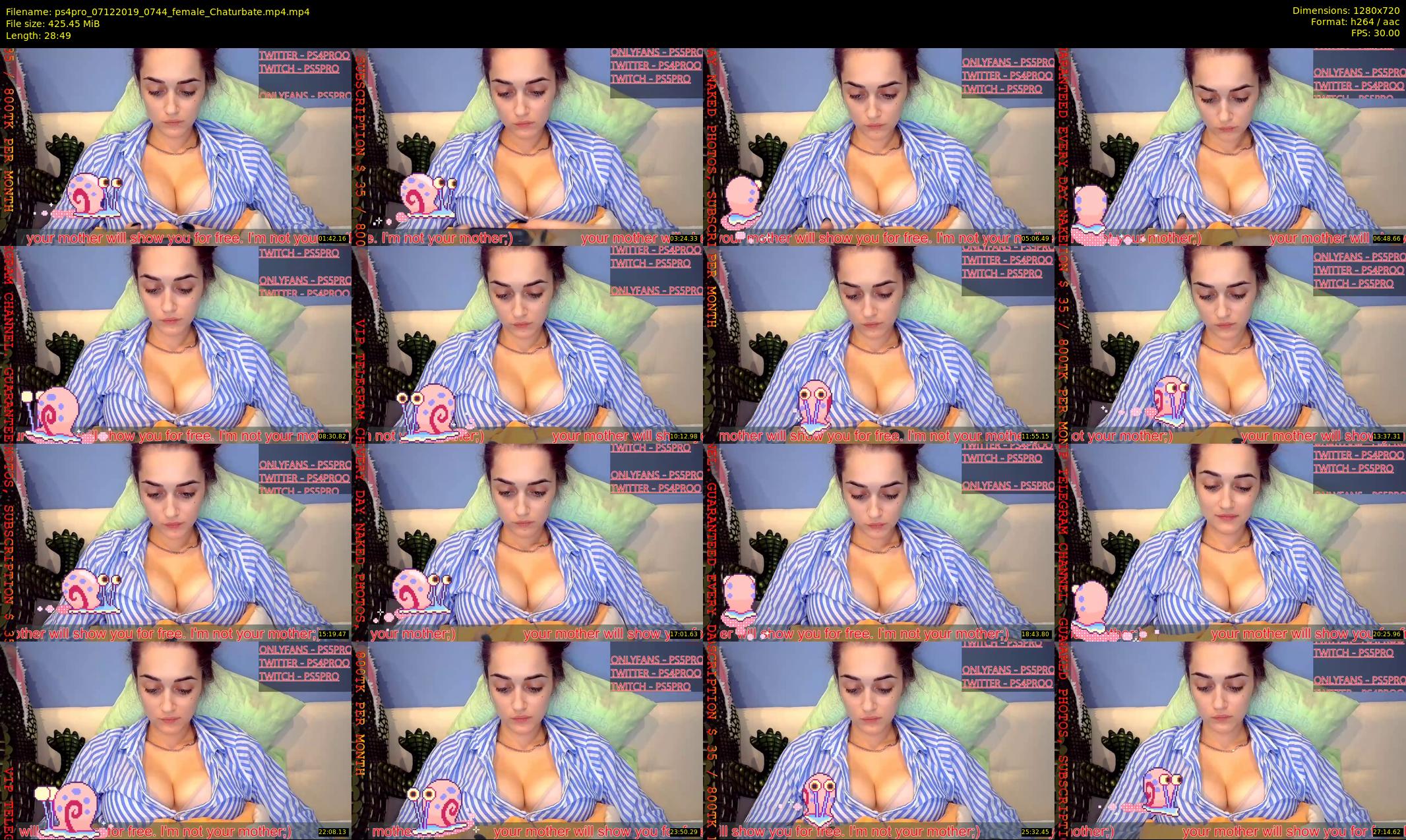 ps4pro — 29 minute Chaturbate female cam show recording, 720p, Dec 7, 2019