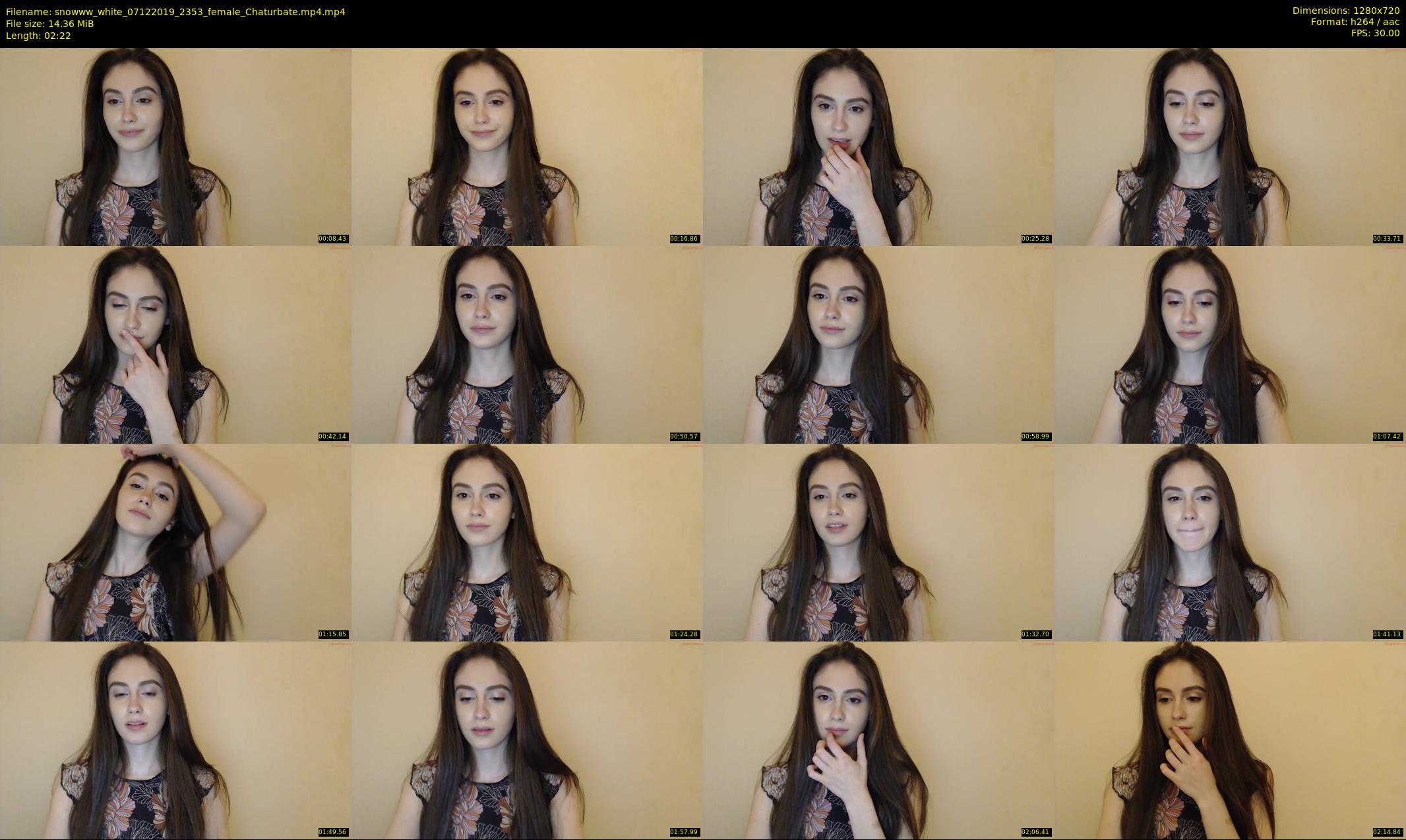 snowww_white — 3 minute Chaturbate female cam show recording, 720p, Dec 7, 2019