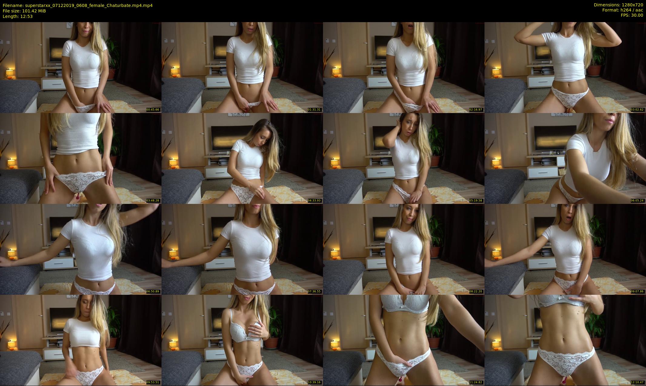 superstarxx — 13 minute Chaturbate female cam show recording, 720p, Dec 7, 2019