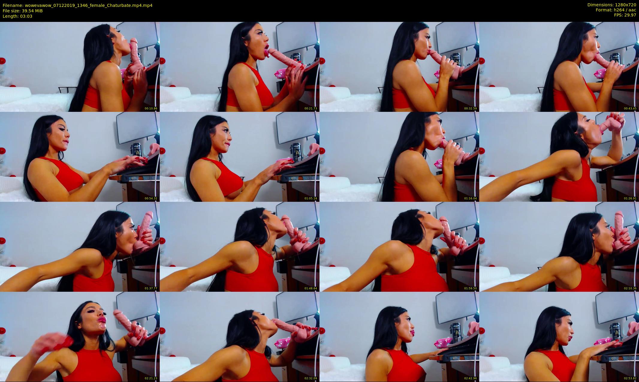 wowevawow — 4 minute Chaturbate female cam show recording, 720p, Dec 7, 2019
