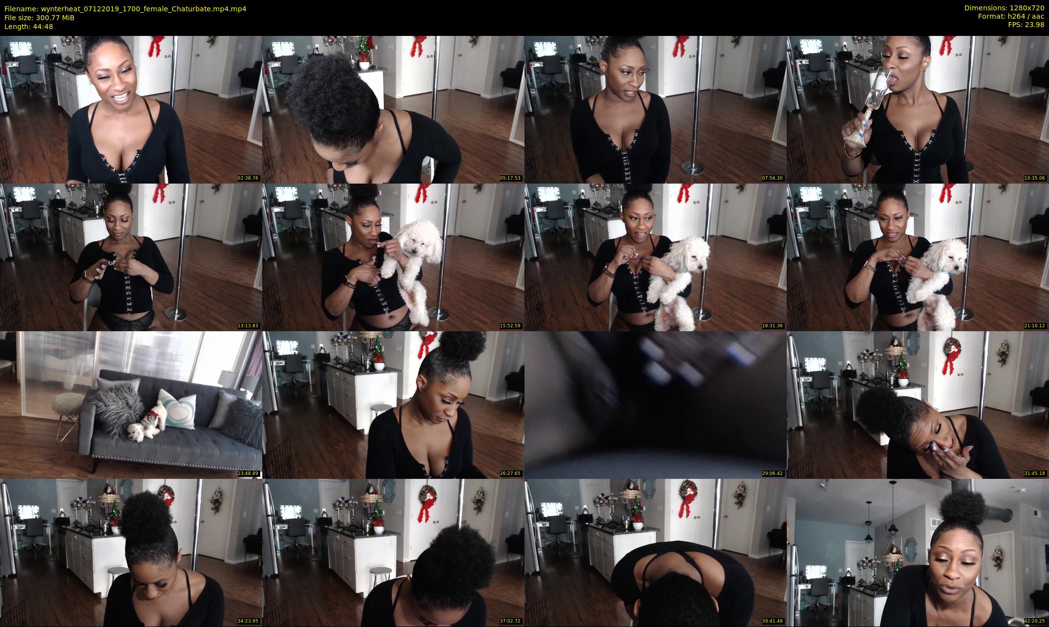 wynterheat — 45 minute Chaturbate female cam show recording, 720p, Dec 7, 2019