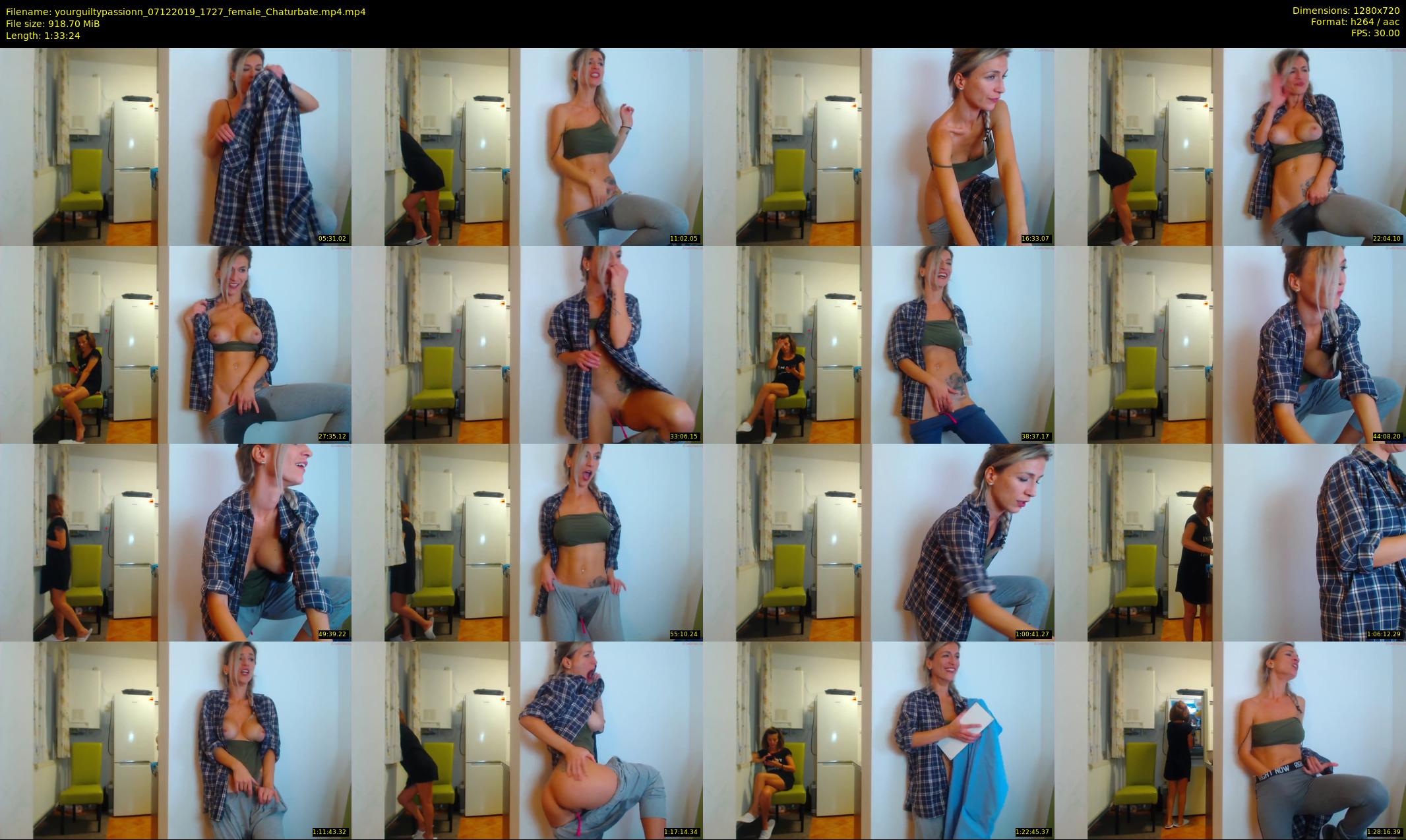 yourguiltypassionn — 94 minute Chaturbate female cam show recording, 720p, Dec 7, 2019