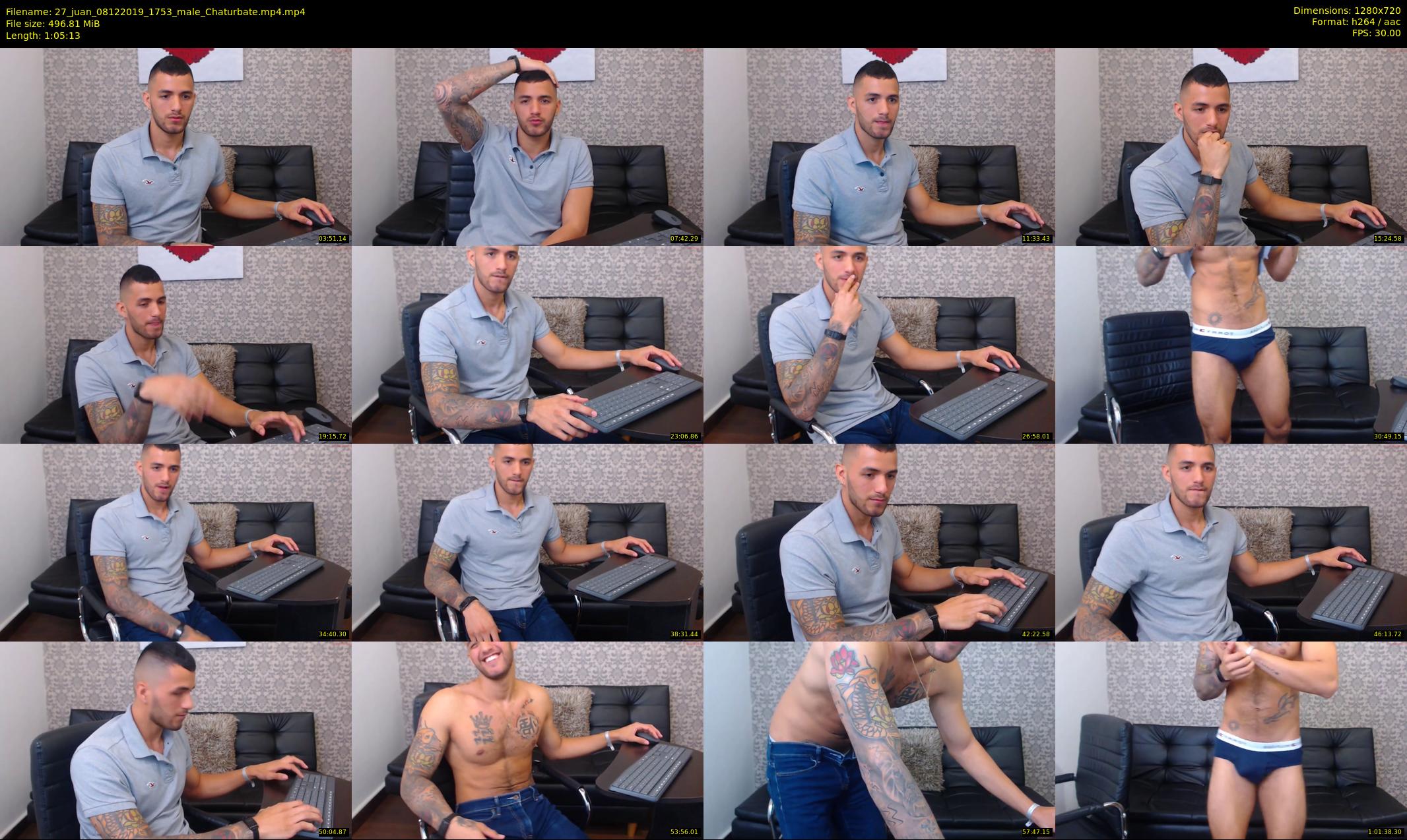 27_juan — 66 minute Chaturbate male cam show recording, 720p, Dec 8, 2019