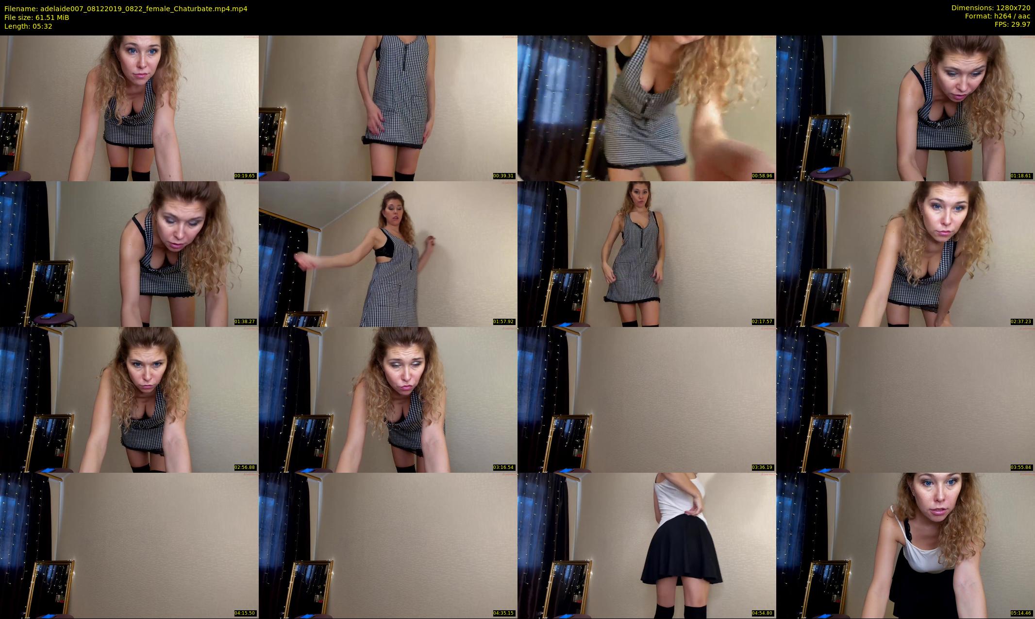 adelaide007 — 6 minute Chaturbate female cam show recording, 720p, Dec 8, 2019