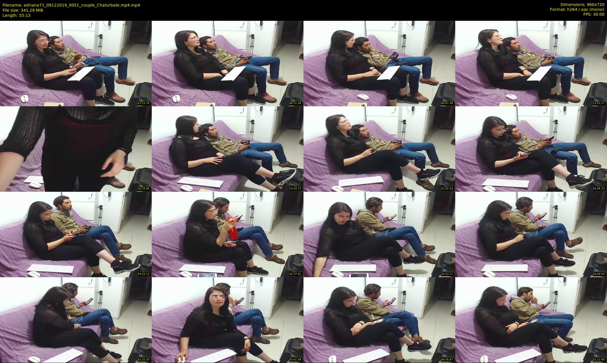 adriana71 — 56 minute Chaturbate couple cam show recording, 720p, Dec 9, 2019