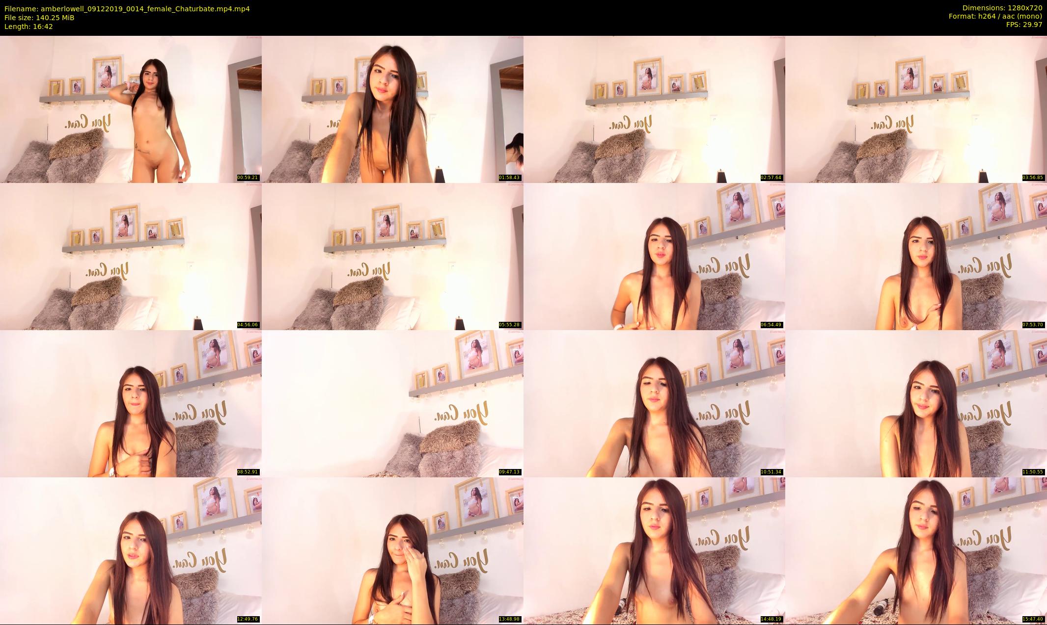 amberlowell — 17 minute Chaturbate female cam show recording, 720p, Dec 9, 2019