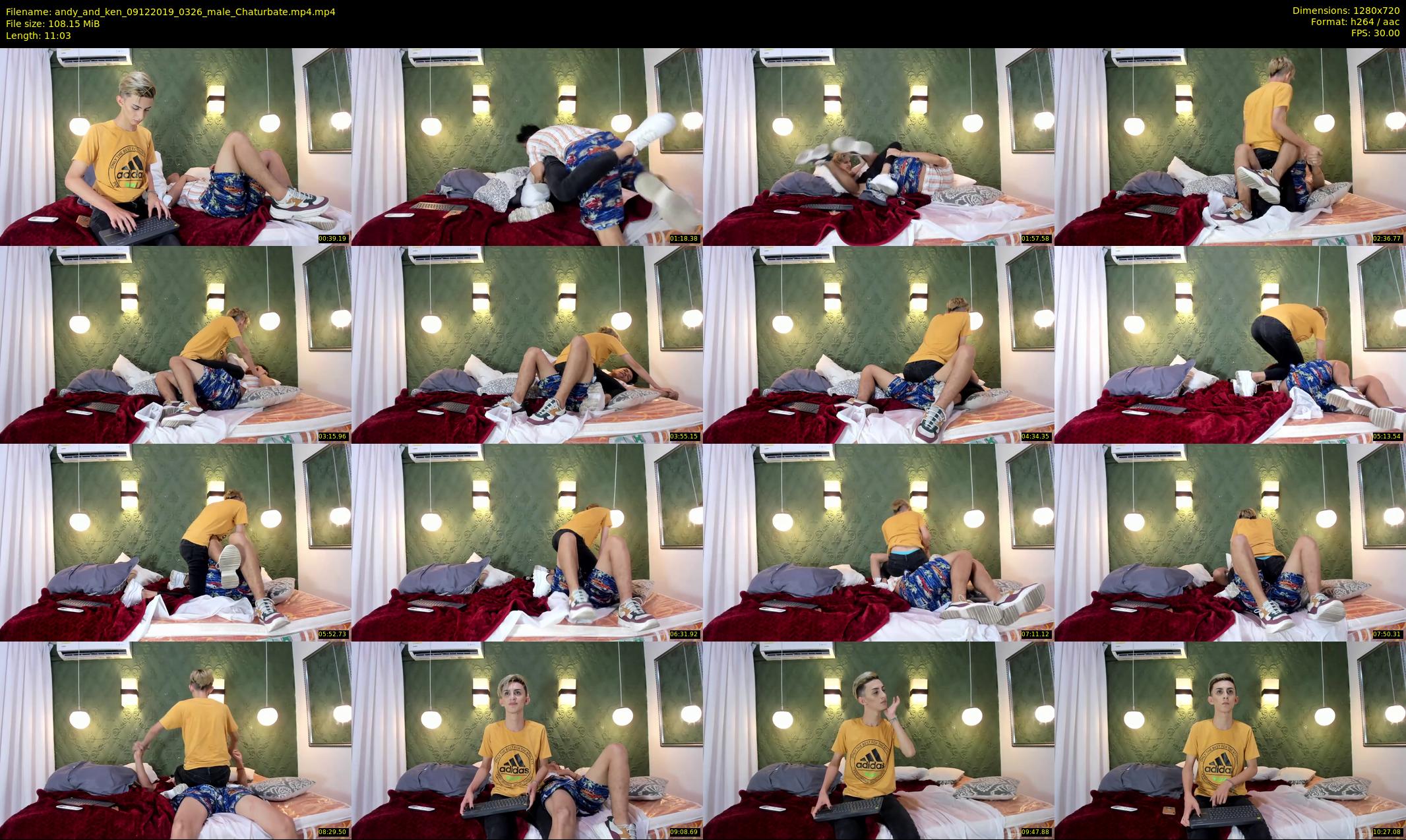 andy_and_ken — 12 minute Chaturbate male cam show recording, 720p, Dec 9, 2019