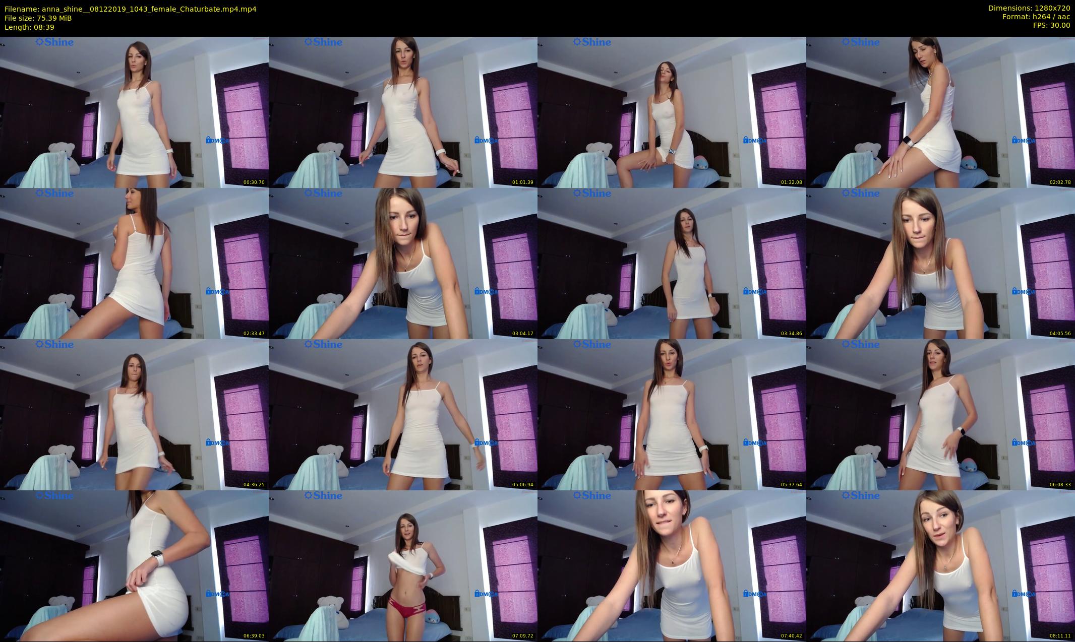 anna_shine_ — 9 minute Chaturbate female cam show recording, 720p, Dec 8, 2019