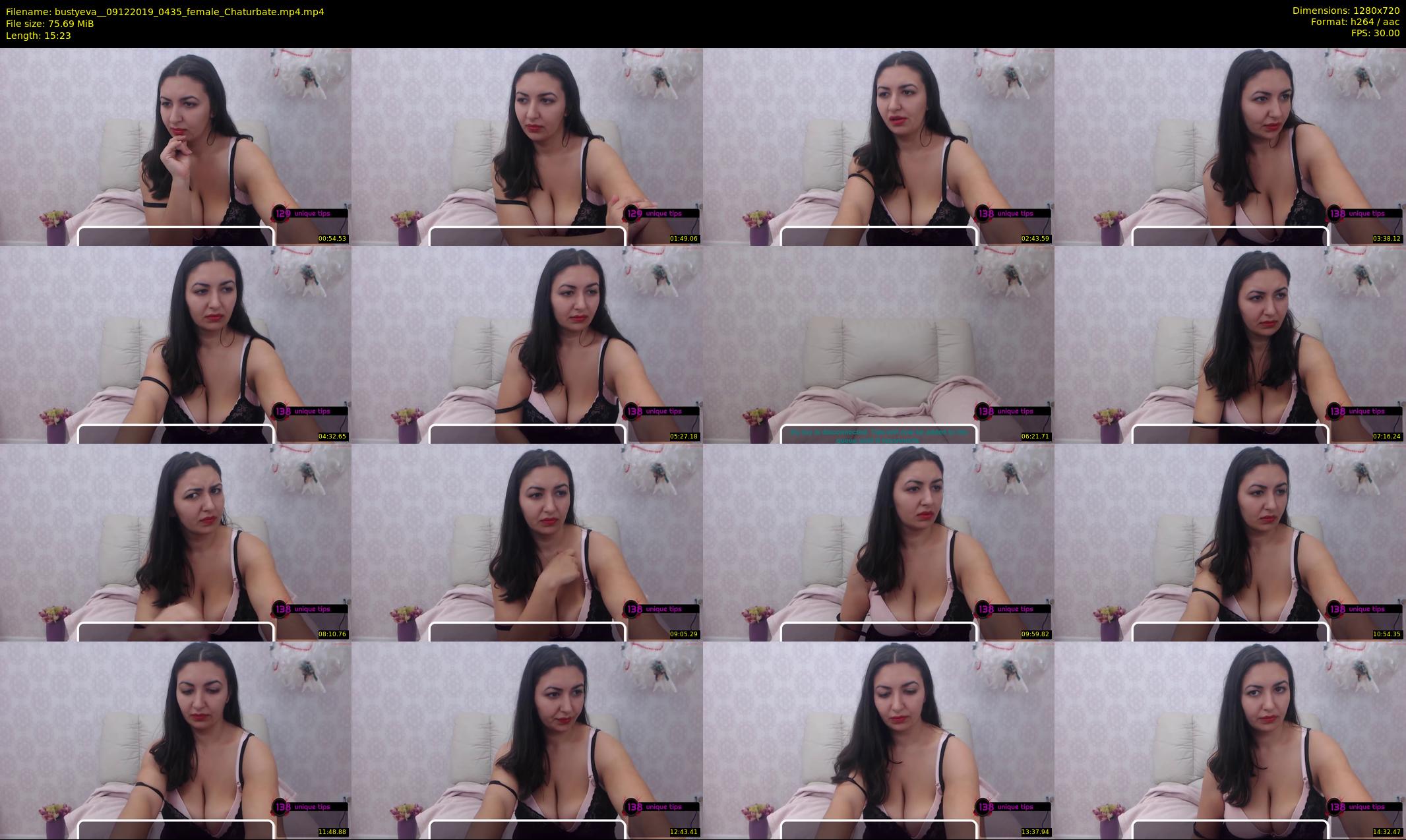 bustyeva_ — 16 minute Chaturbate female cam show recording, 720p, Dec 9, 2019