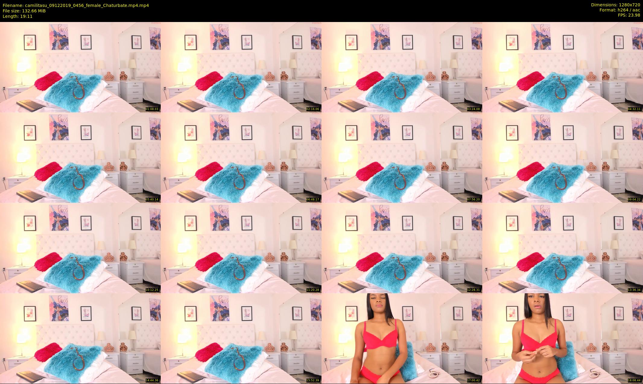 camilitasu — 20 minute Chaturbate female cam show recording, 720p, Dec 9, 2019