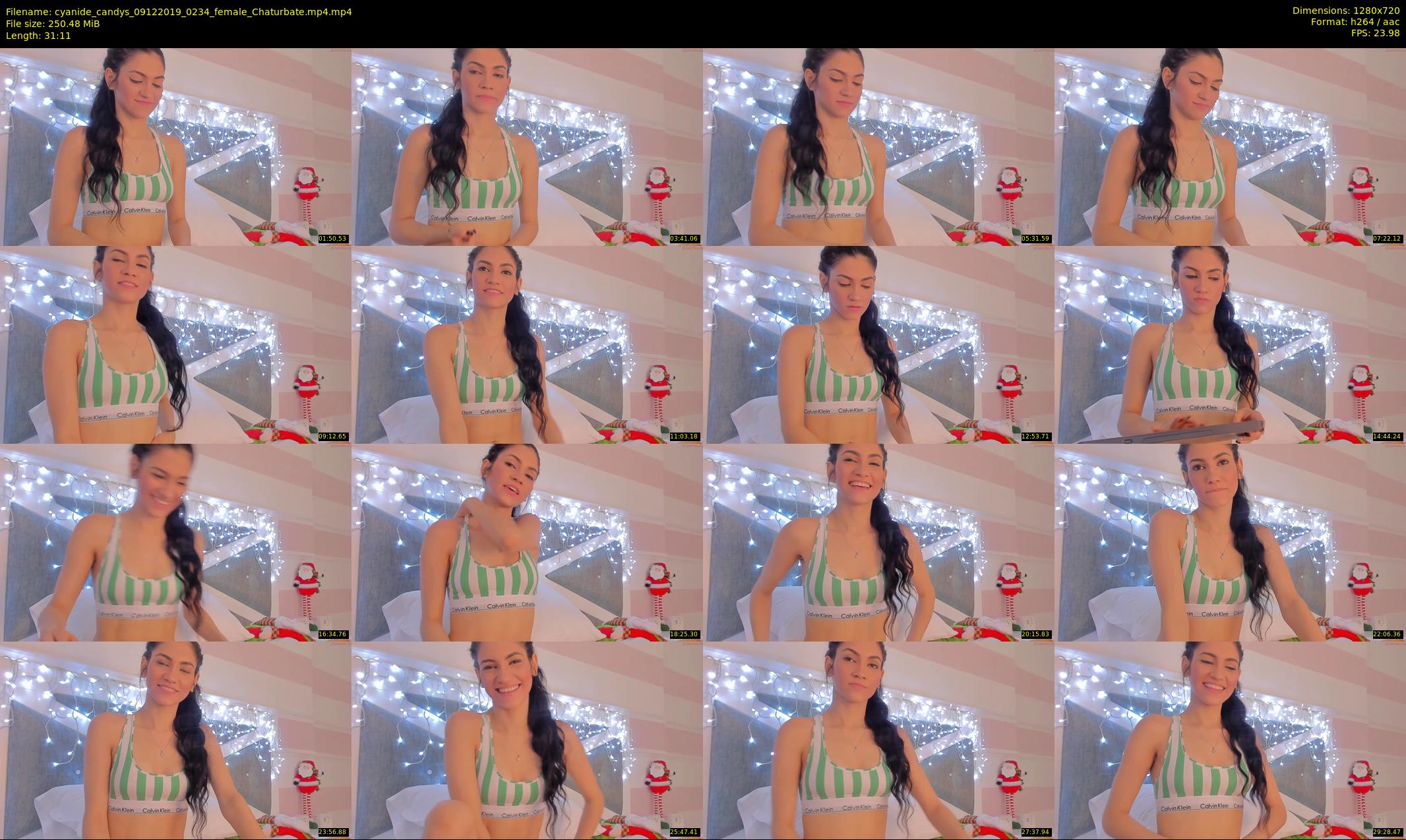 cyanide_candys — 32 minute Chaturbate female cam show recording, 720p, Dec 9, 2019