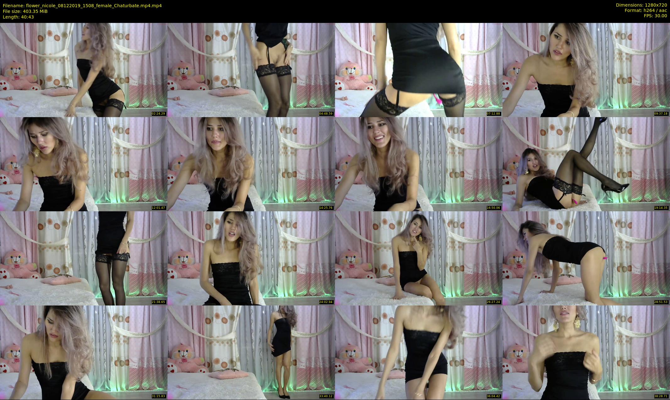 flower_nicole — 41 minute Chaturbate female cam show recording, 720p, Dec 8, 2019