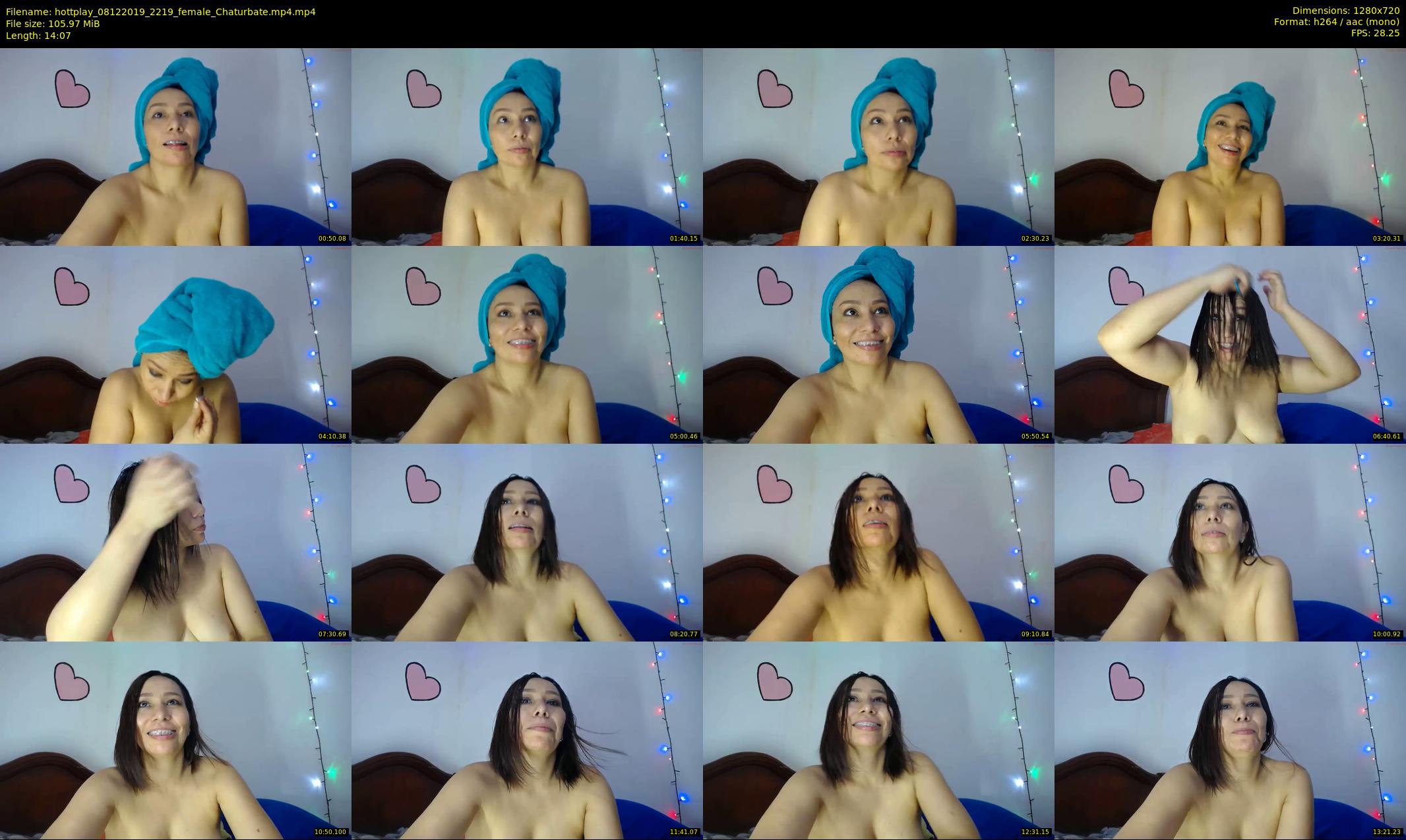 hottplay — 15 minute Chaturbate female cam show recording, 720p, Dec 8, 2019