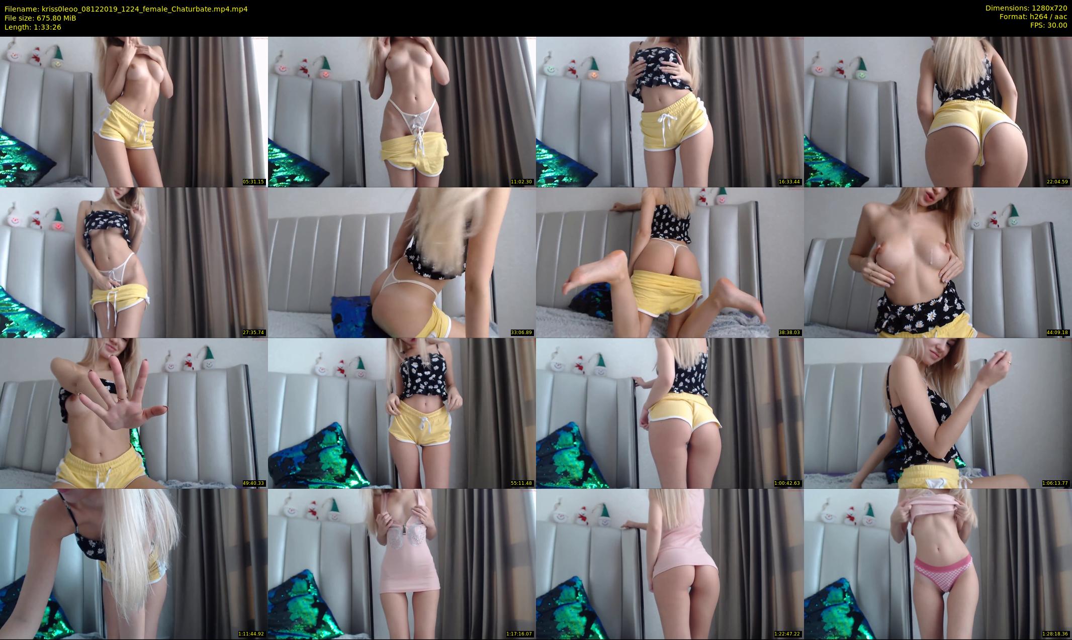 kriss0leoo — 94 minute Chaturbate couple cam show recording, 720p, Dec 8, 2019