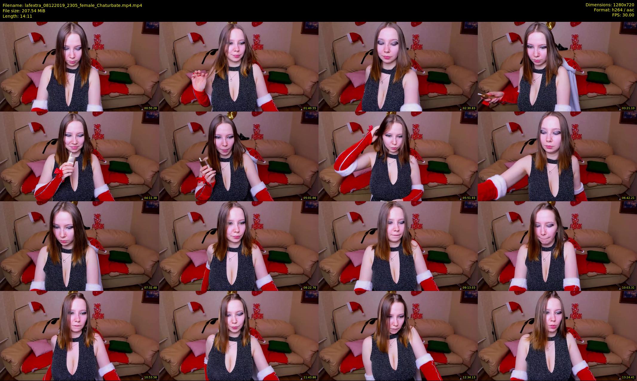 lafextra — 15 minute Chaturbate female cam show recording, 720p, Dec 8, 2019