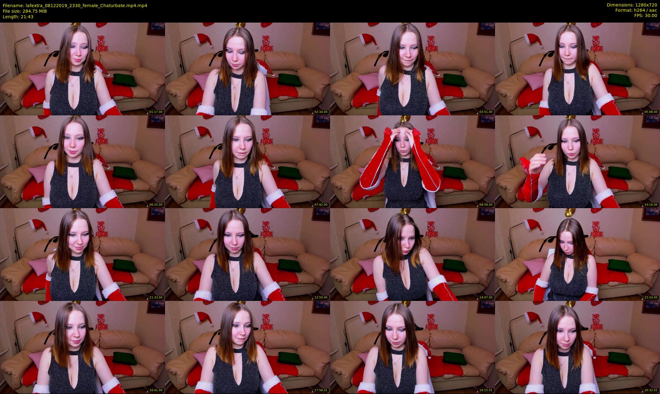 lafextra — 22 minute Chaturbate female cam show recording, 720p, Dec 8, 2019