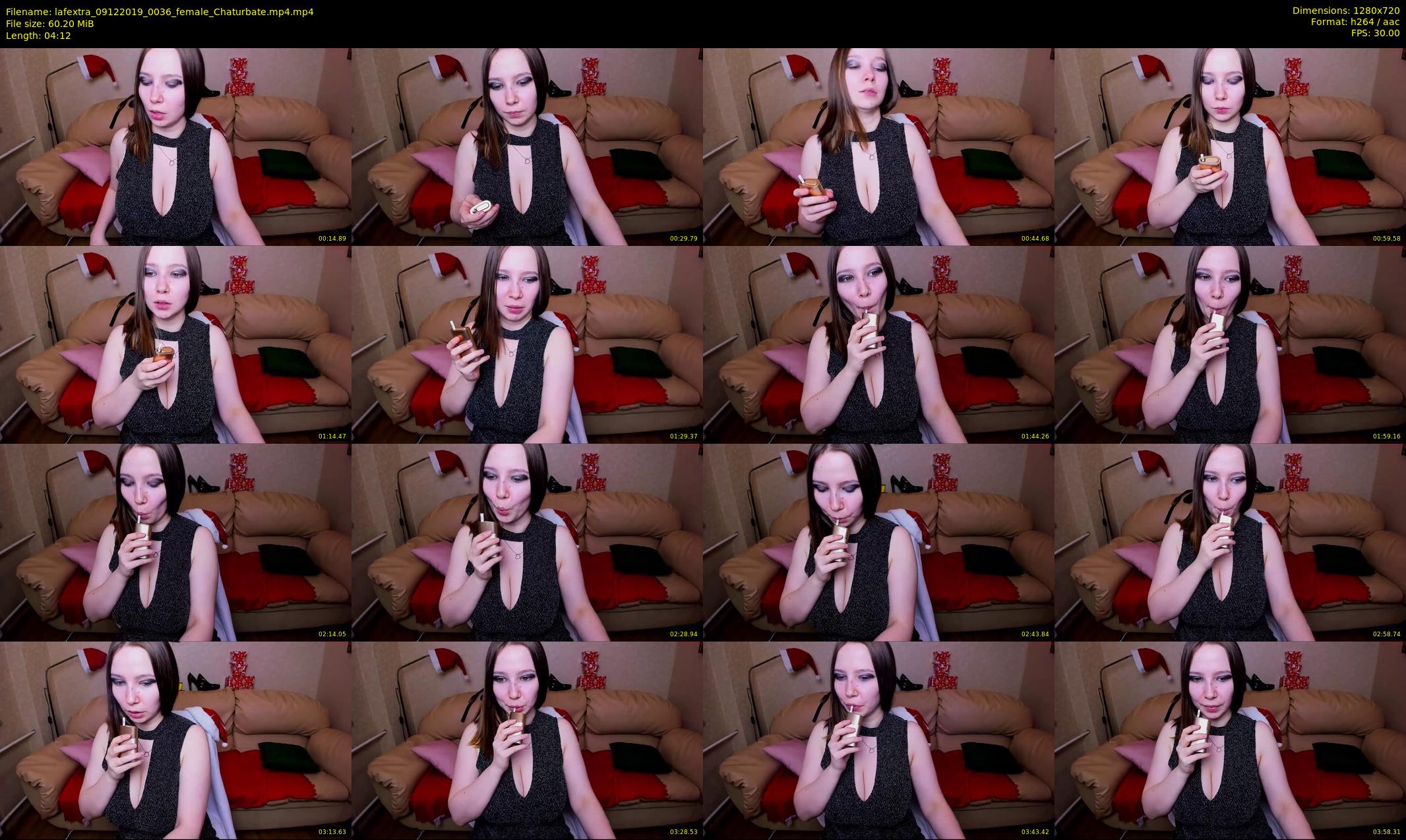 lafextra — 5 minute Chaturbate female cam show recording, 720p, Dec 9, 2019