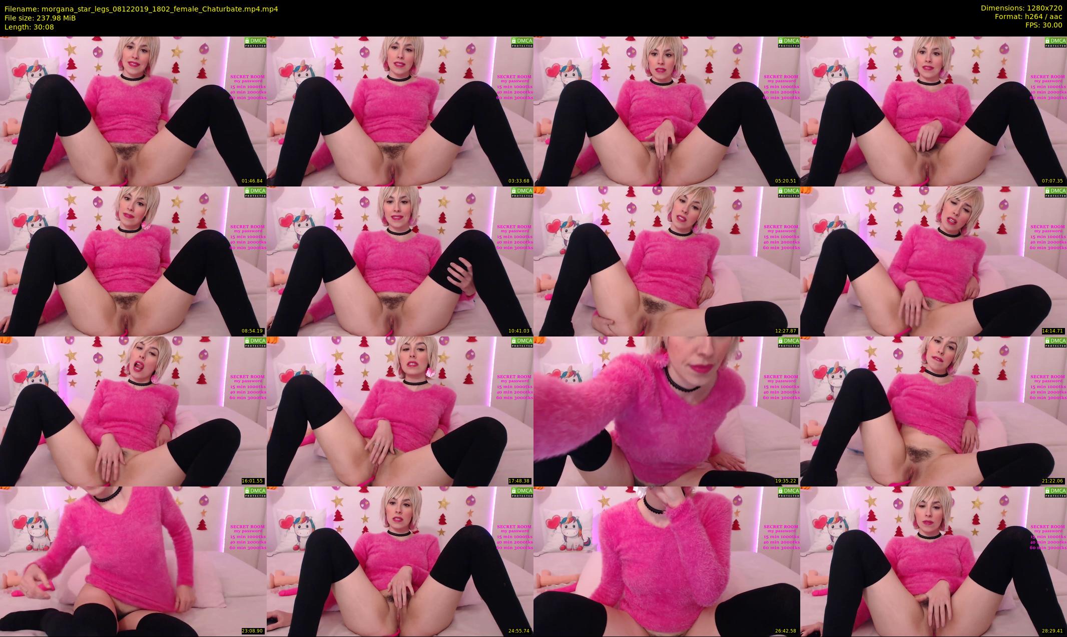 morgana_star_legs — 31 minute Chaturbate female cam show recording, 720p, Dec 8, 2019