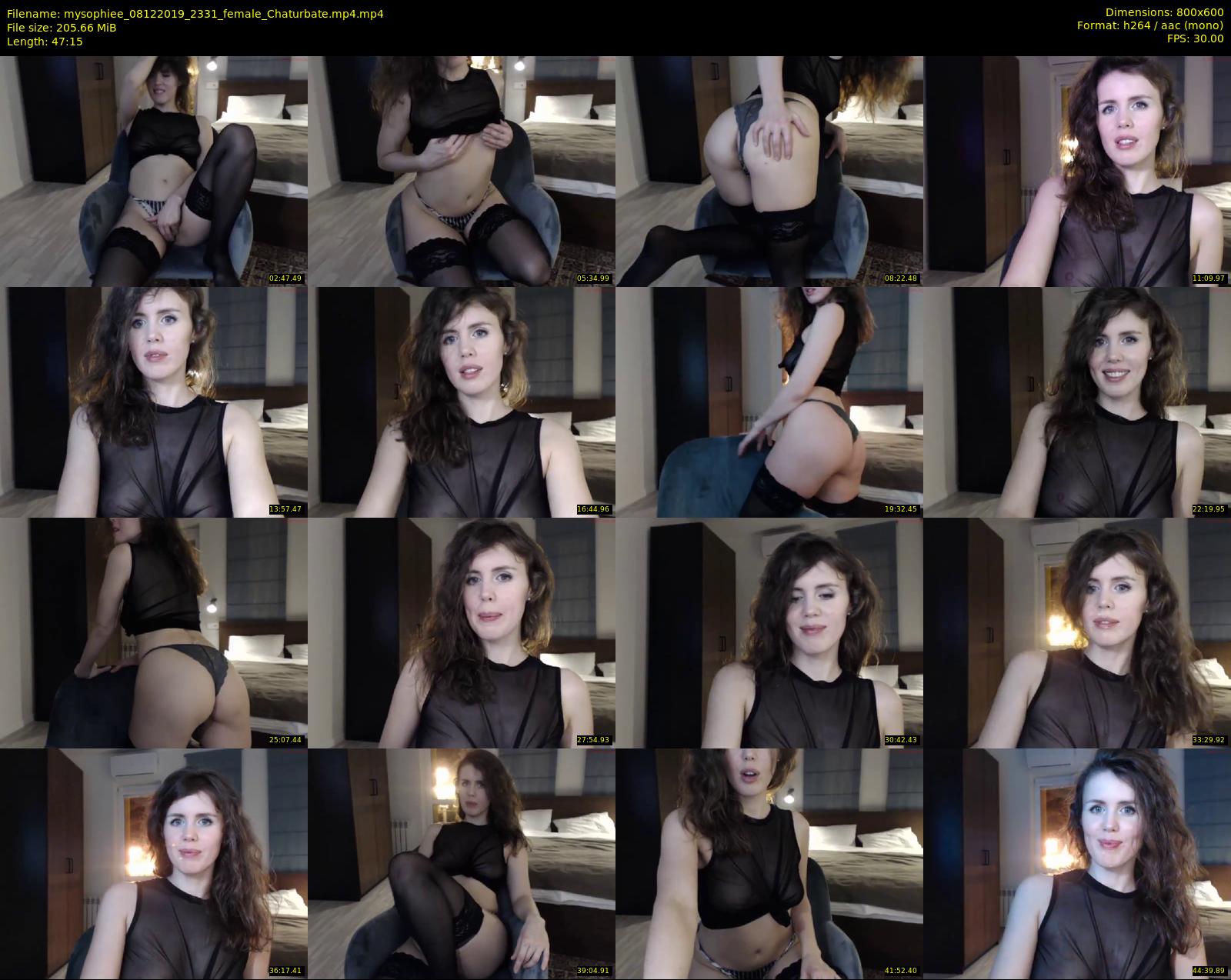 mysophiee — 48 minute Chaturbate female cam show recording, 480p, Dec 8, 2019