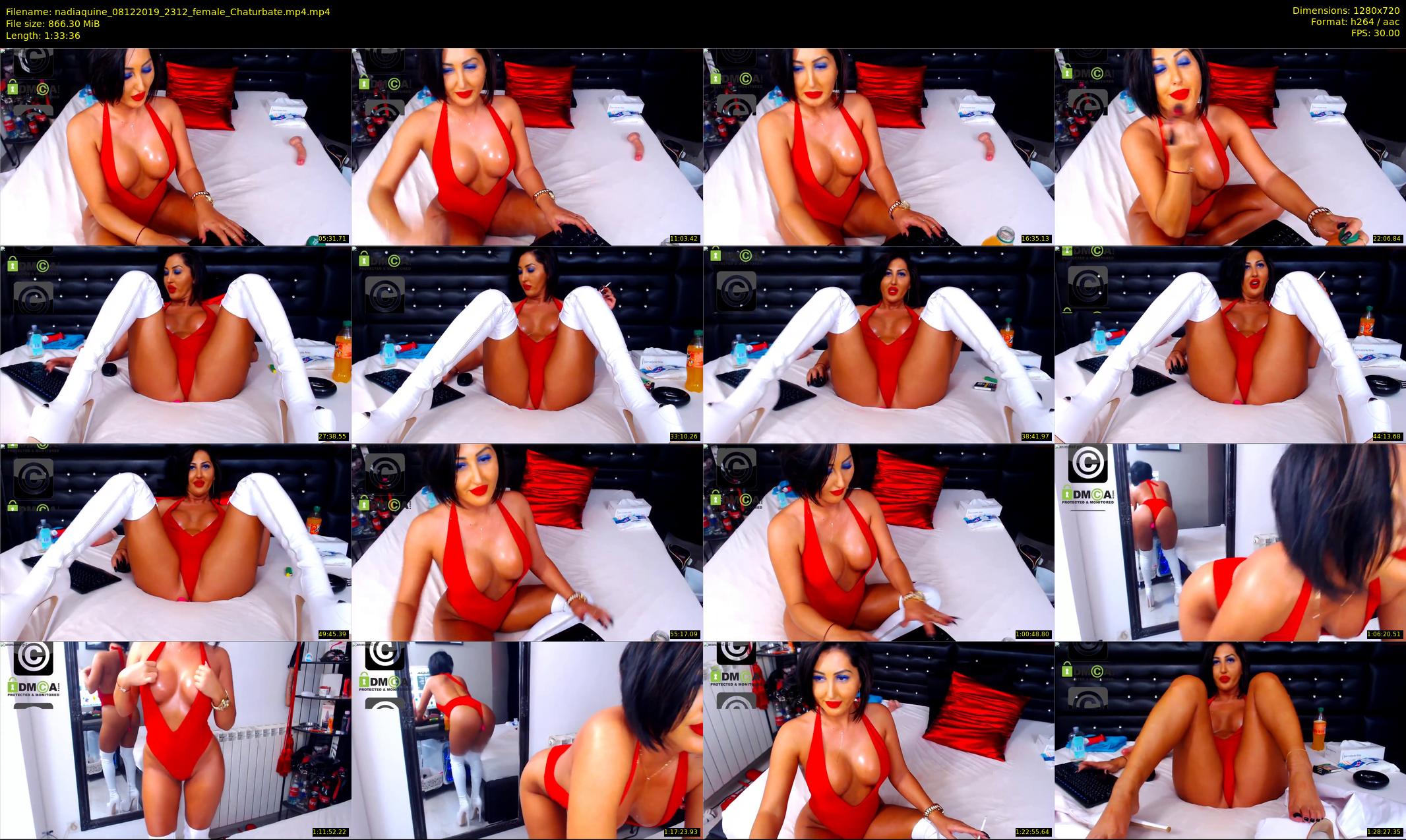 nadiaquine — 94 minute Chaturbate female cam show recording, 720p, Dec 8, 2019