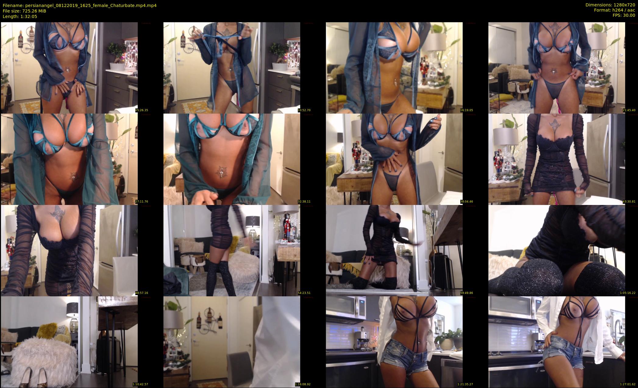 persianangel — 93 minute Chaturbate female cam show recording, 720p, Dec 8, 2019
