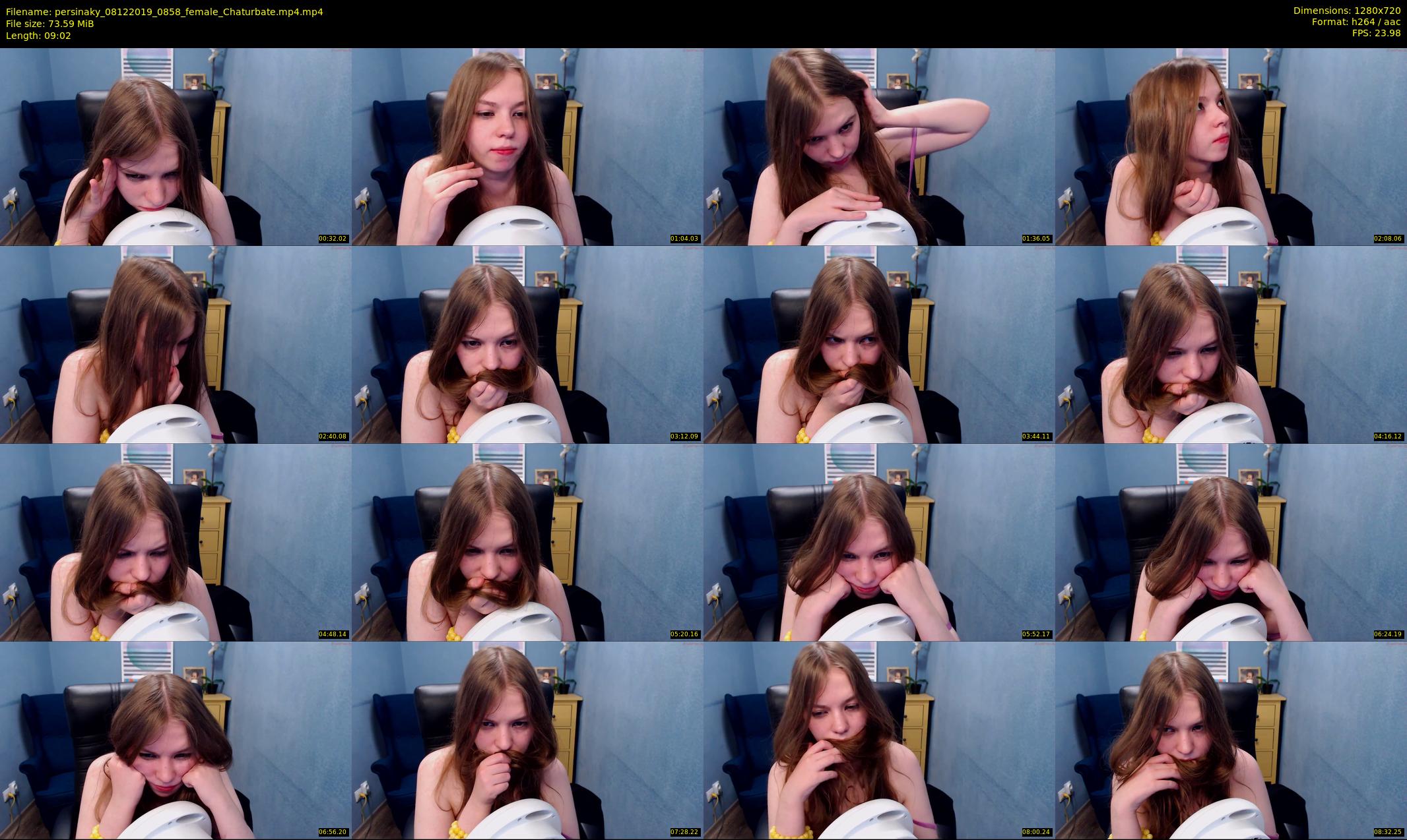 persinaky — 10 minute Chaturbate female cam show recording, 720p, Dec 8, 2019