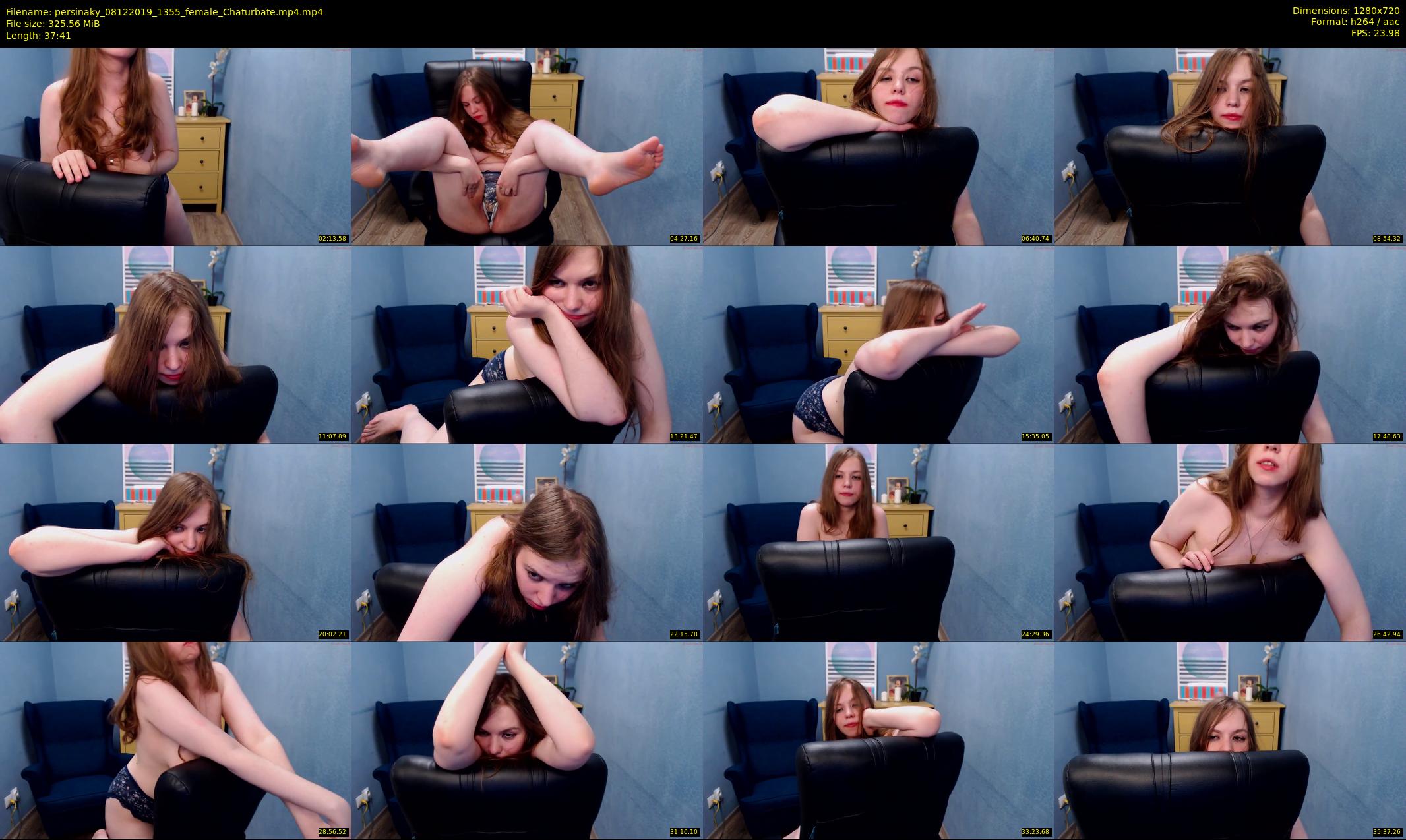 persinaky — 38 minute Chaturbate female cam show recording, 720p, Dec 8, 2019