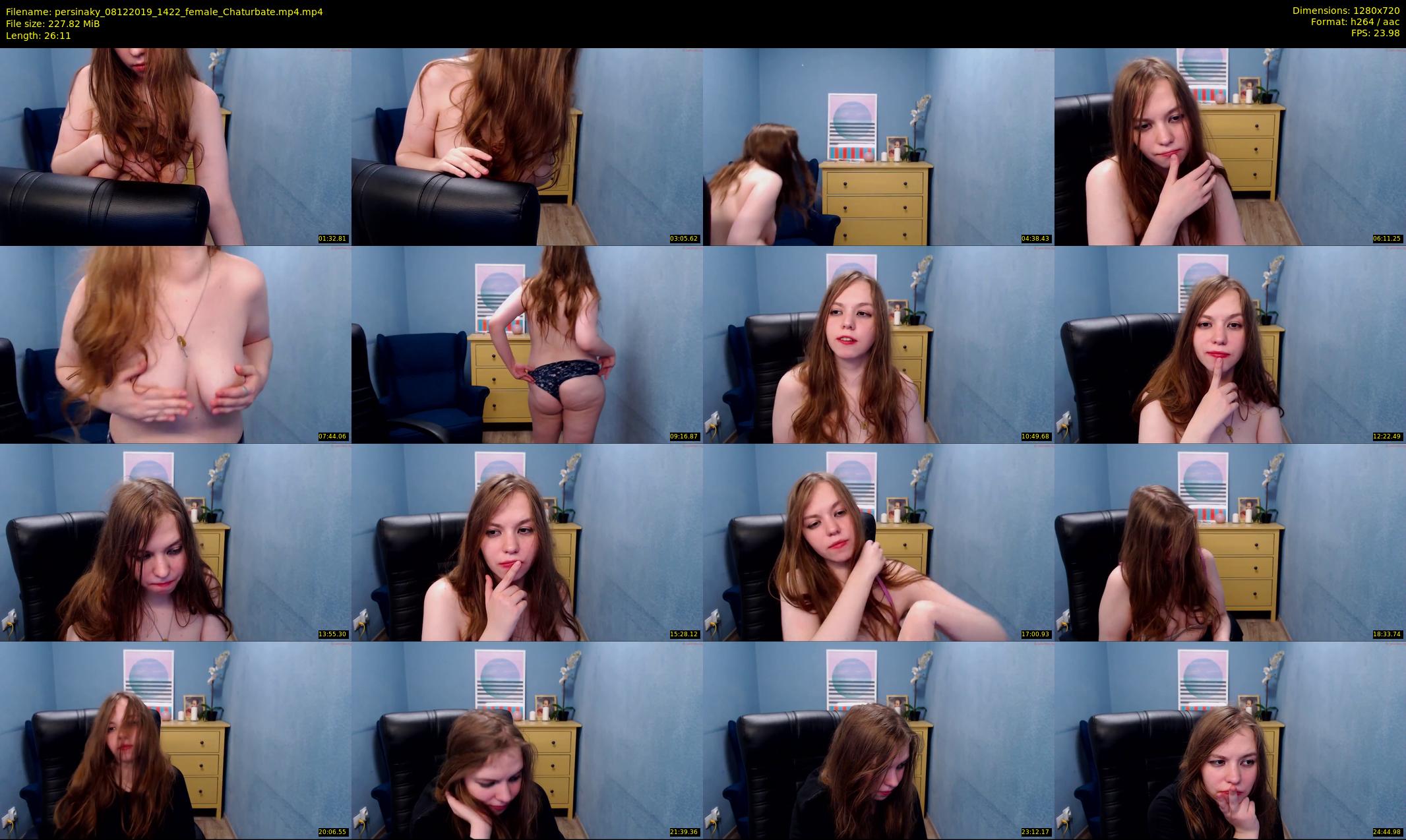 persinaky — 27 minute Chaturbate female cam show recording, 720p, Dec 8, 2019