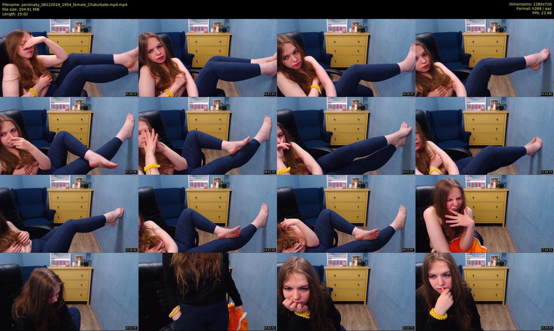 persinaky — 26 minute Chaturbate female cam show recording, 720p, Dec 8, 2019