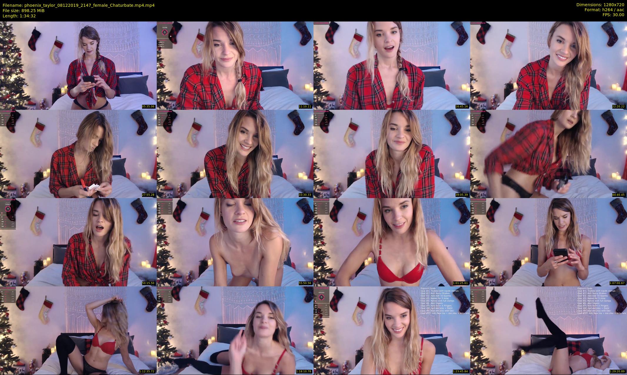 phoenix_taylor — 95 minute Chaturbate female cam show recording, 720p, Dec 8, 2019