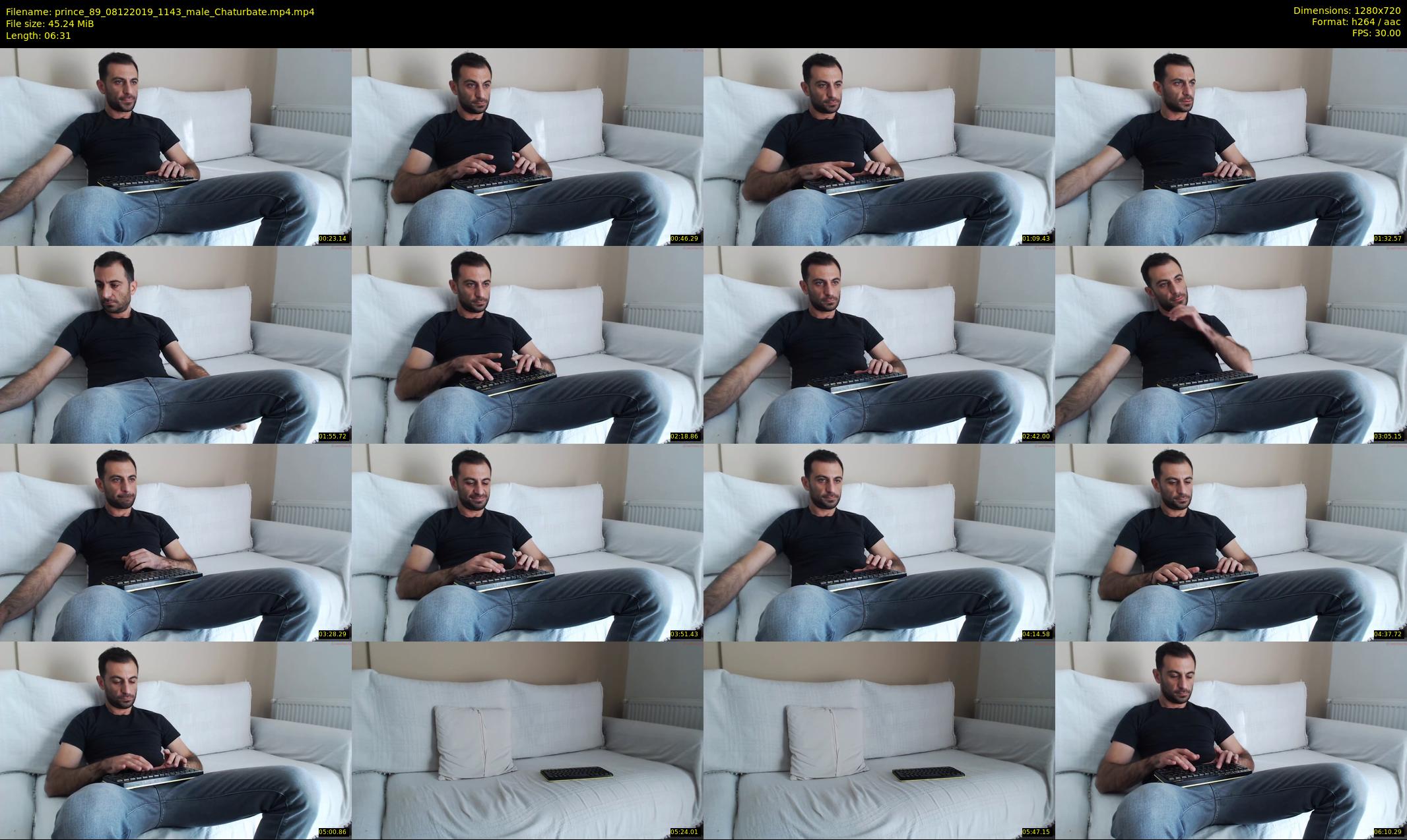 prince_89 — 7 minute Chaturbate male cam show recording, 720p, Dec 8, 2019