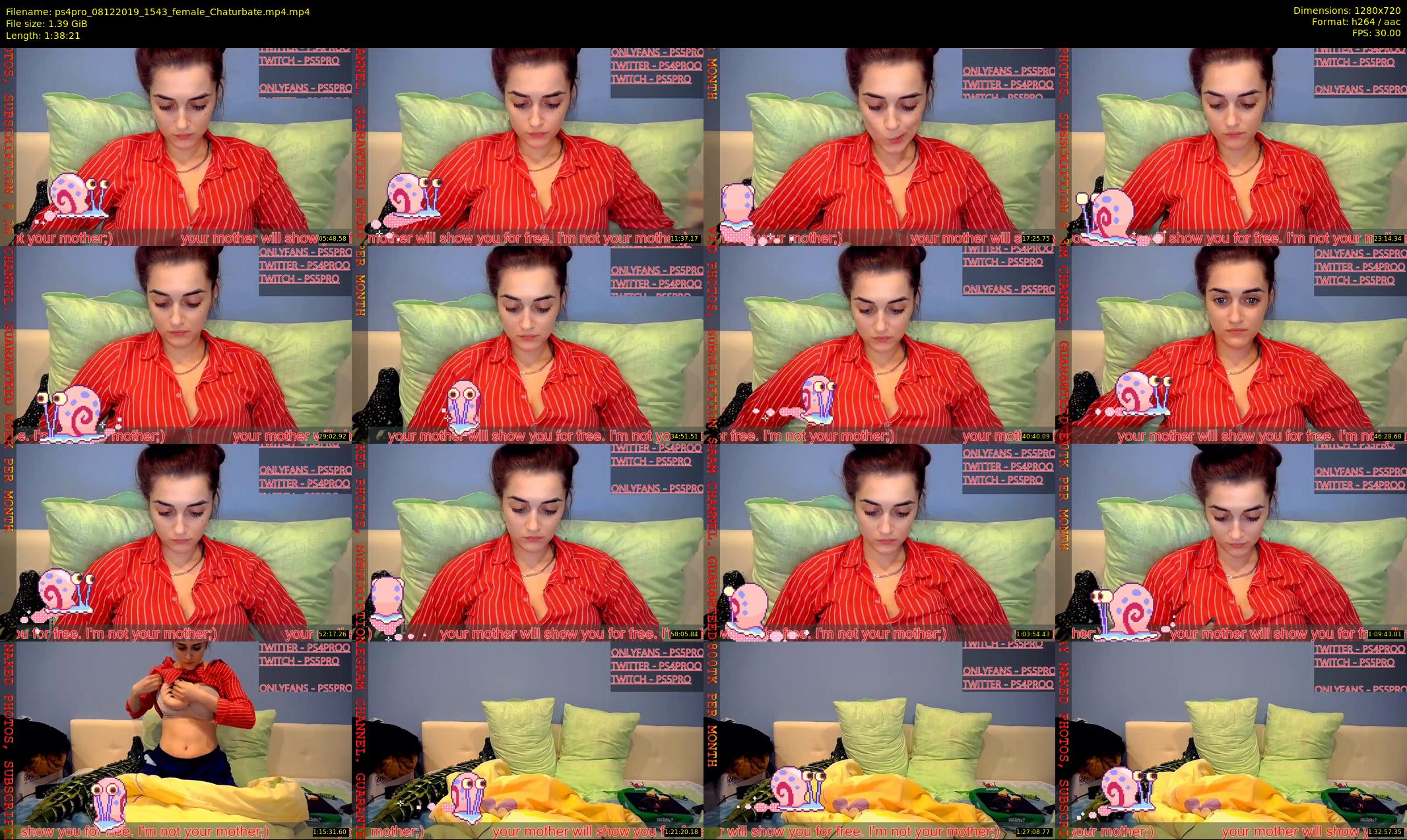 ps4pro — 99 minute Chaturbate female cam show recording, 720p, Dec 8, 2019