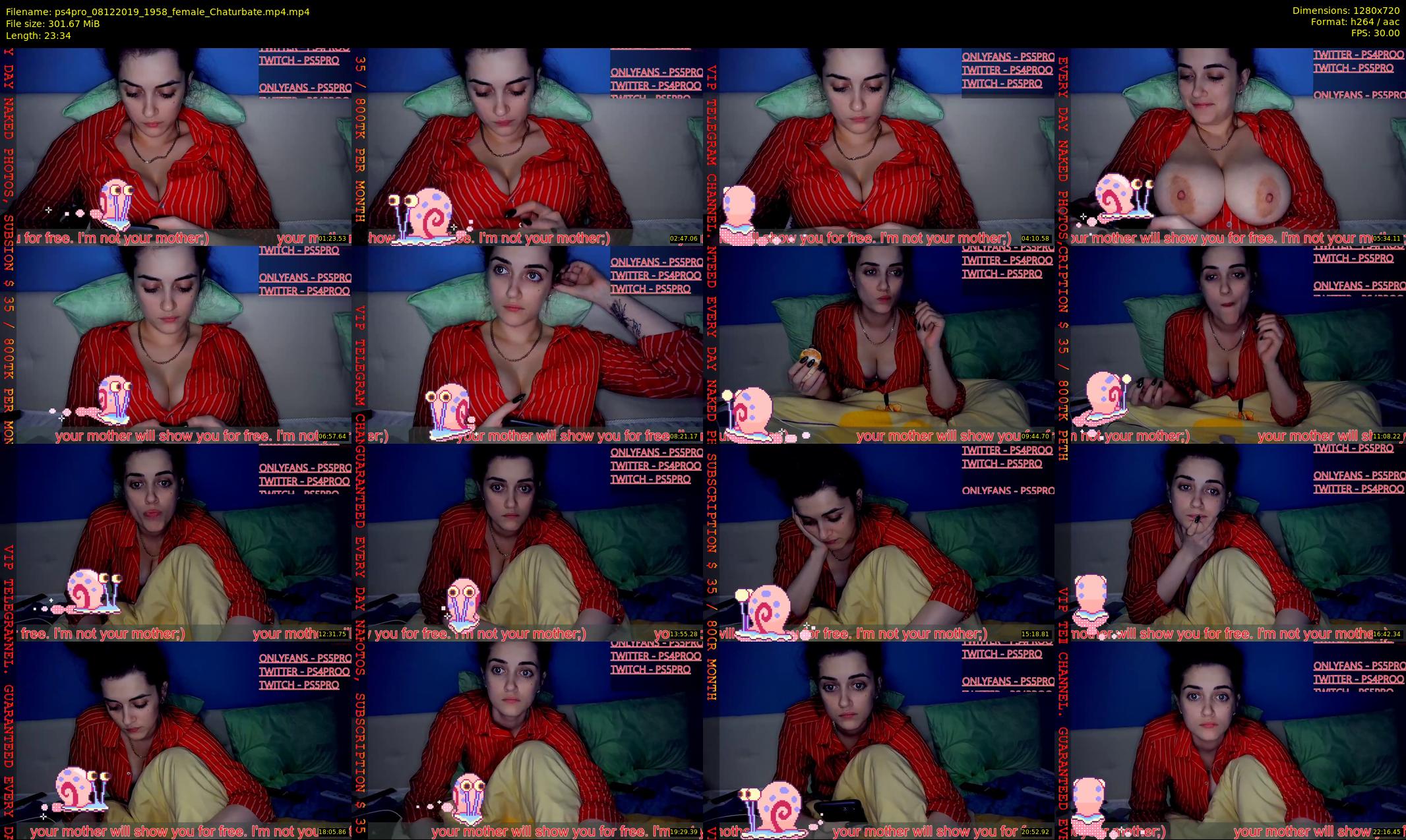ps4pro — 24 minute Chaturbate female cam show recording, 720p, Dec 8, 2019