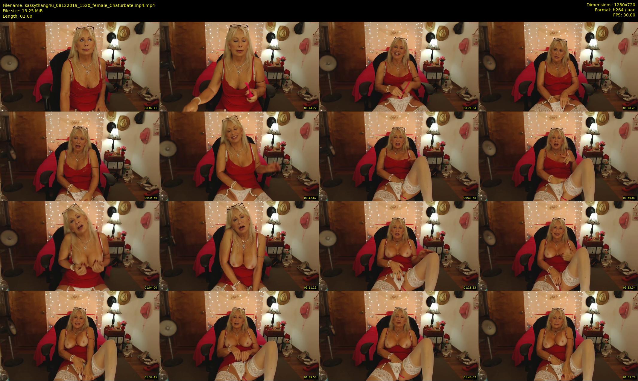sassythang4u — 2 minute Chaturbate female cam show recording, 720p, Dec 8, 2019