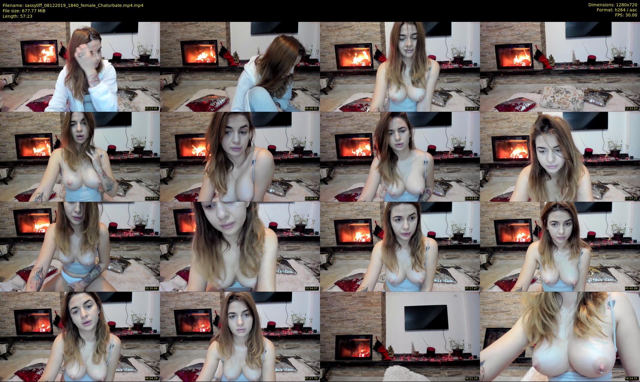 sassytiff — 58 minute Chaturbate couple cam show recording, 720p, Dec 8, 2019
