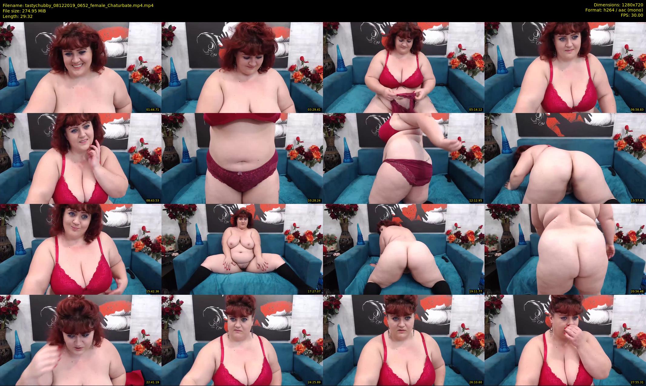 tastychubby — 30 minute Chaturbate female cam show recording, 720p, Dec 8, 2019