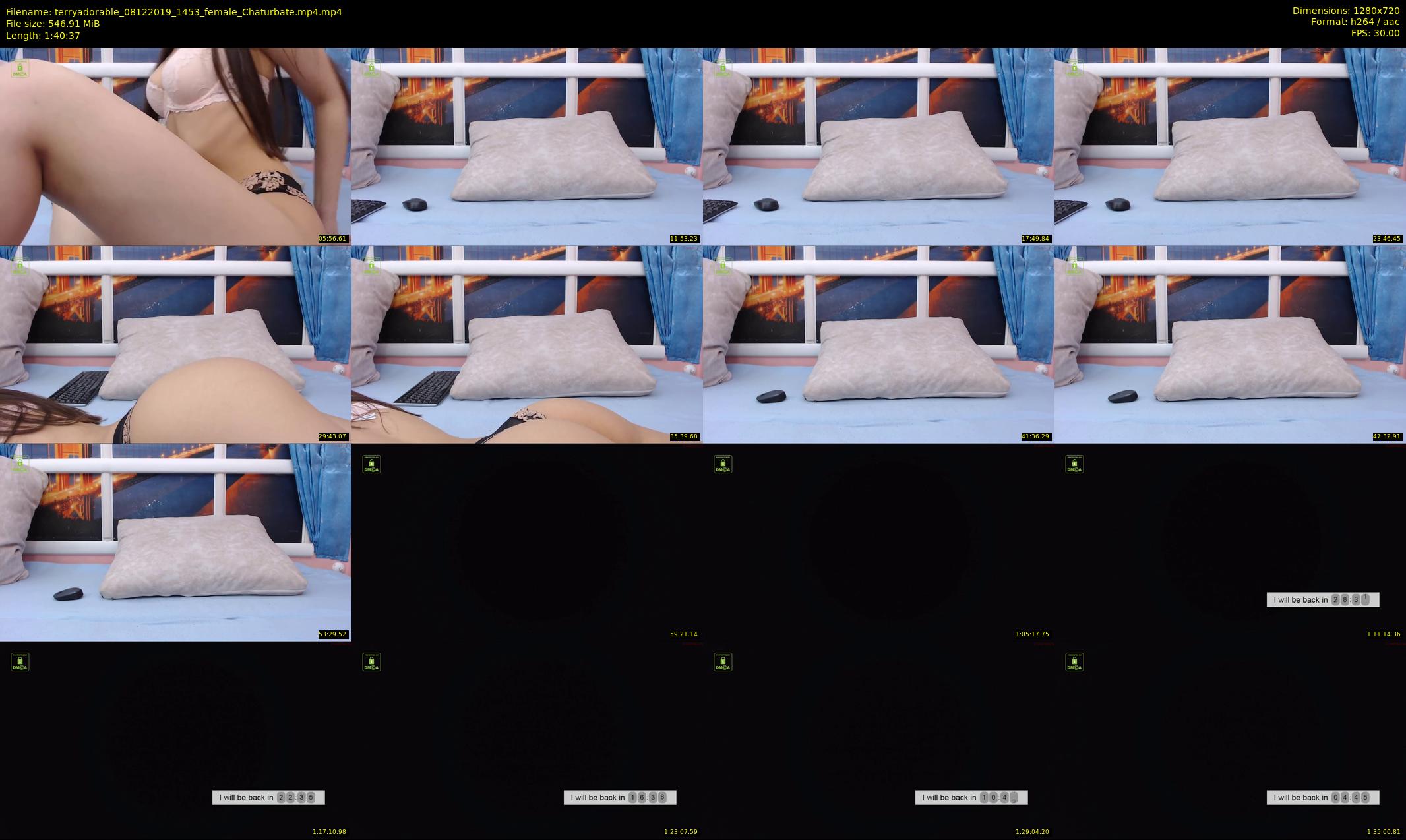 terryadorable — 101 minute Chaturbate female cam show recording, 720p, Dec 8, 2019