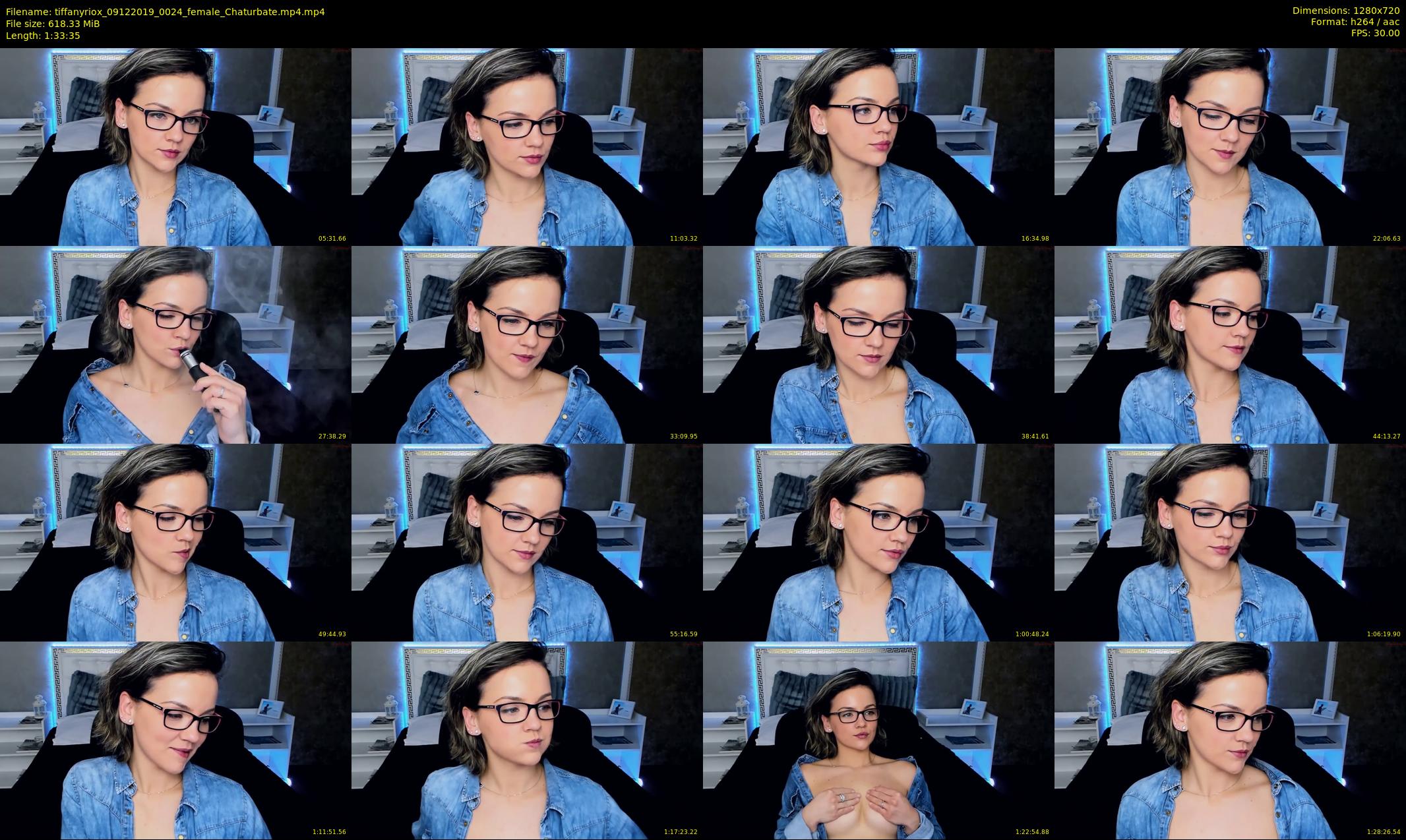 tiffanyriox — 94 minute Chaturbate female cam show recording, 720p, Dec 9, 2019