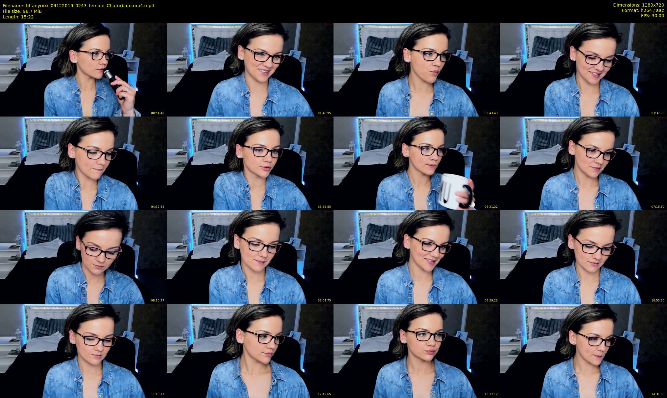 tiffanyriox — 16 minute Chaturbate female cam show recording, 720p, Dec 9, 2019