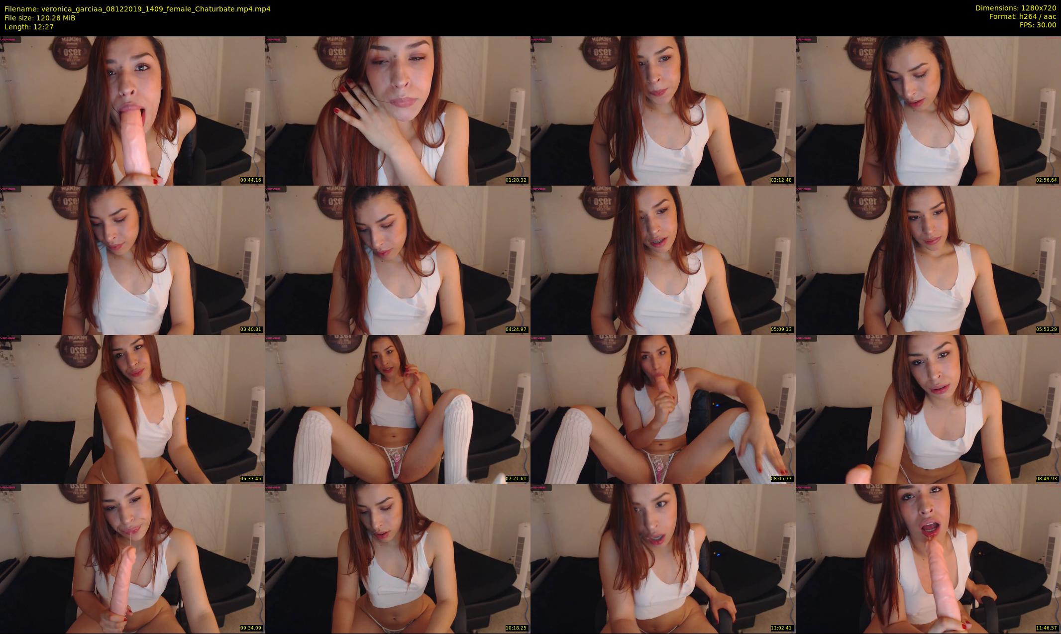 veronica_garciaa — 13 minute Chaturbate female cam show recording, 720p, Dec 8, 2019