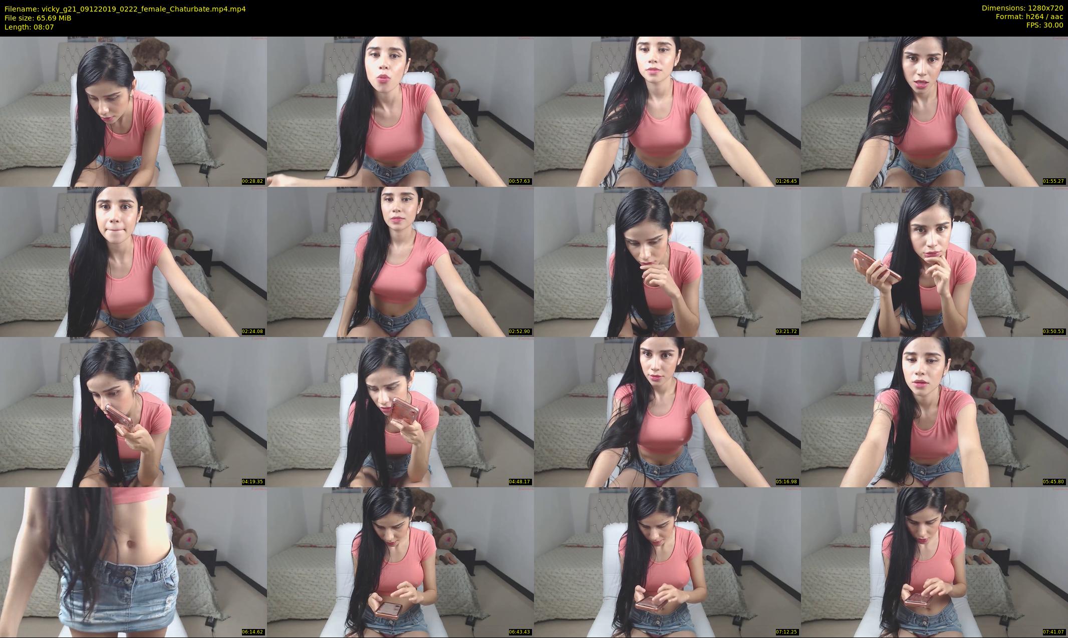 vicky_g21 — 9 minute Chaturbate female cam show recording, 720p, Dec 9, 2019