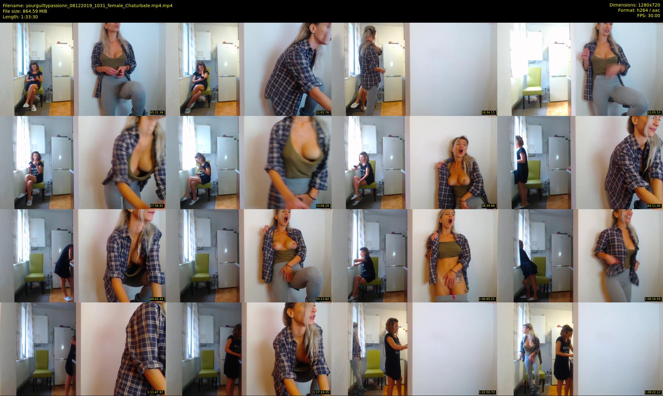 yourguiltypassionn — 94 minute Chaturbate female cam show recording, 720p, Dec 8, 2019