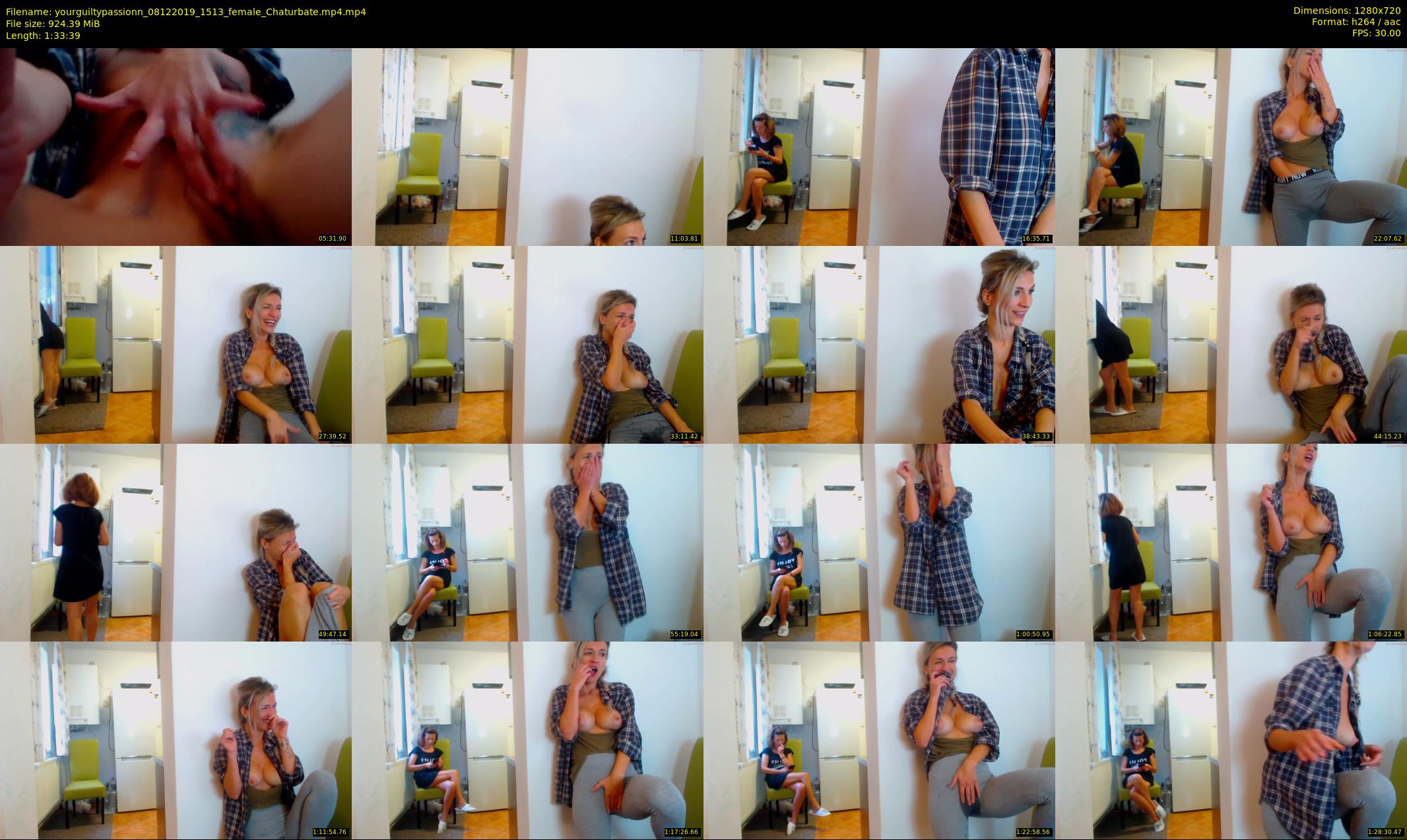 yourguiltypassionn — 94 minute Chaturbate female cam show recording, 720p, Dec 8, 2019