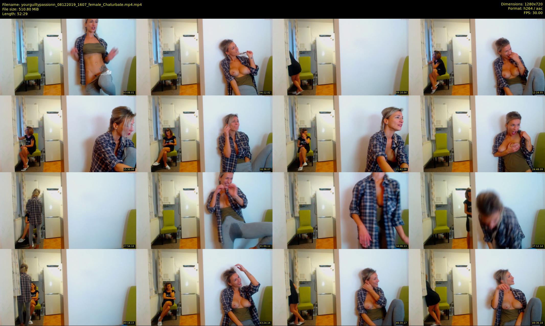 yourguiltypassionn — 53 minute Chaturbate female cam show recording, 720p, Dec 8, 2019