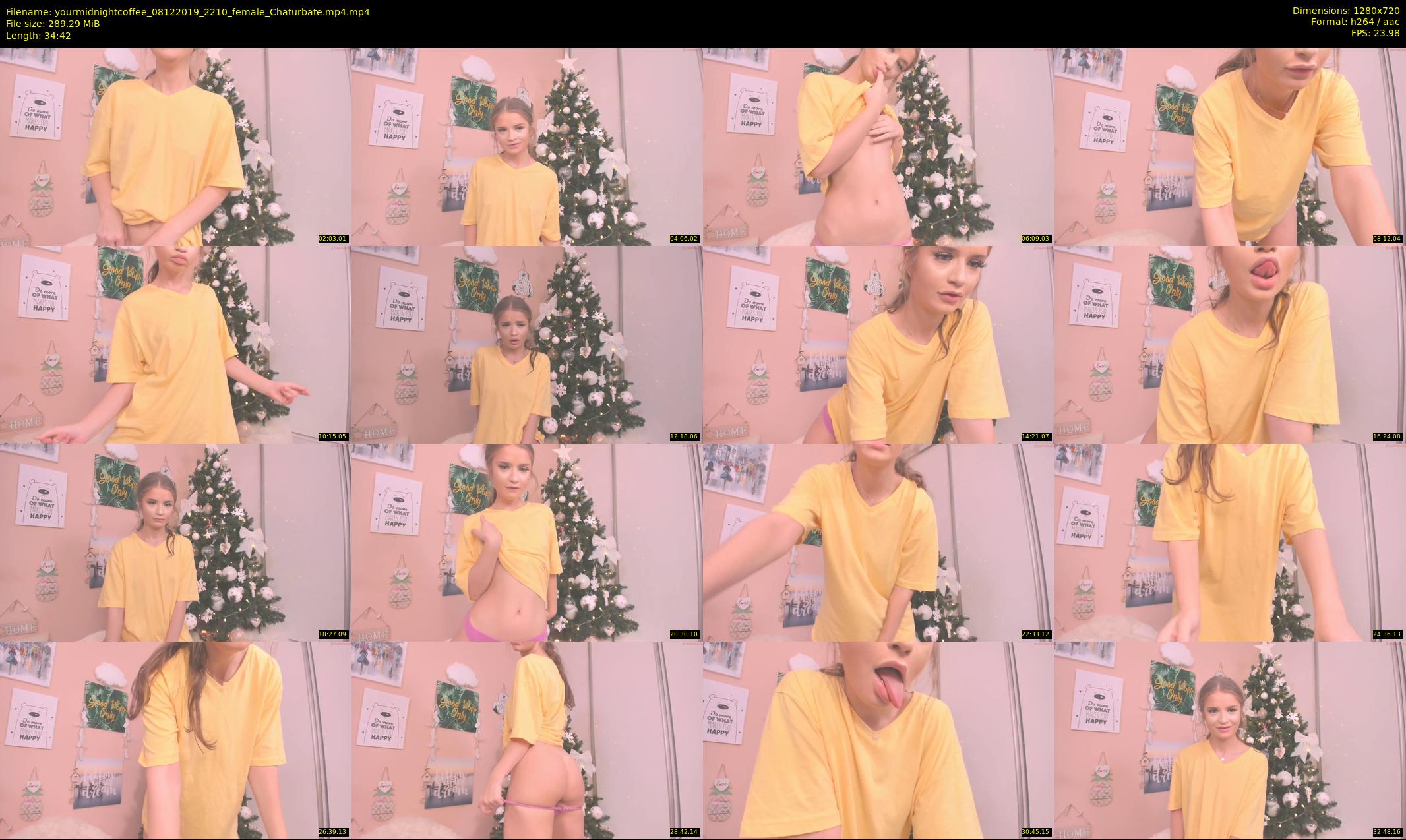 yourmidnightcoffee — 35 minute Chaturbate female cam show recording, 720p, Dec 8, 2019