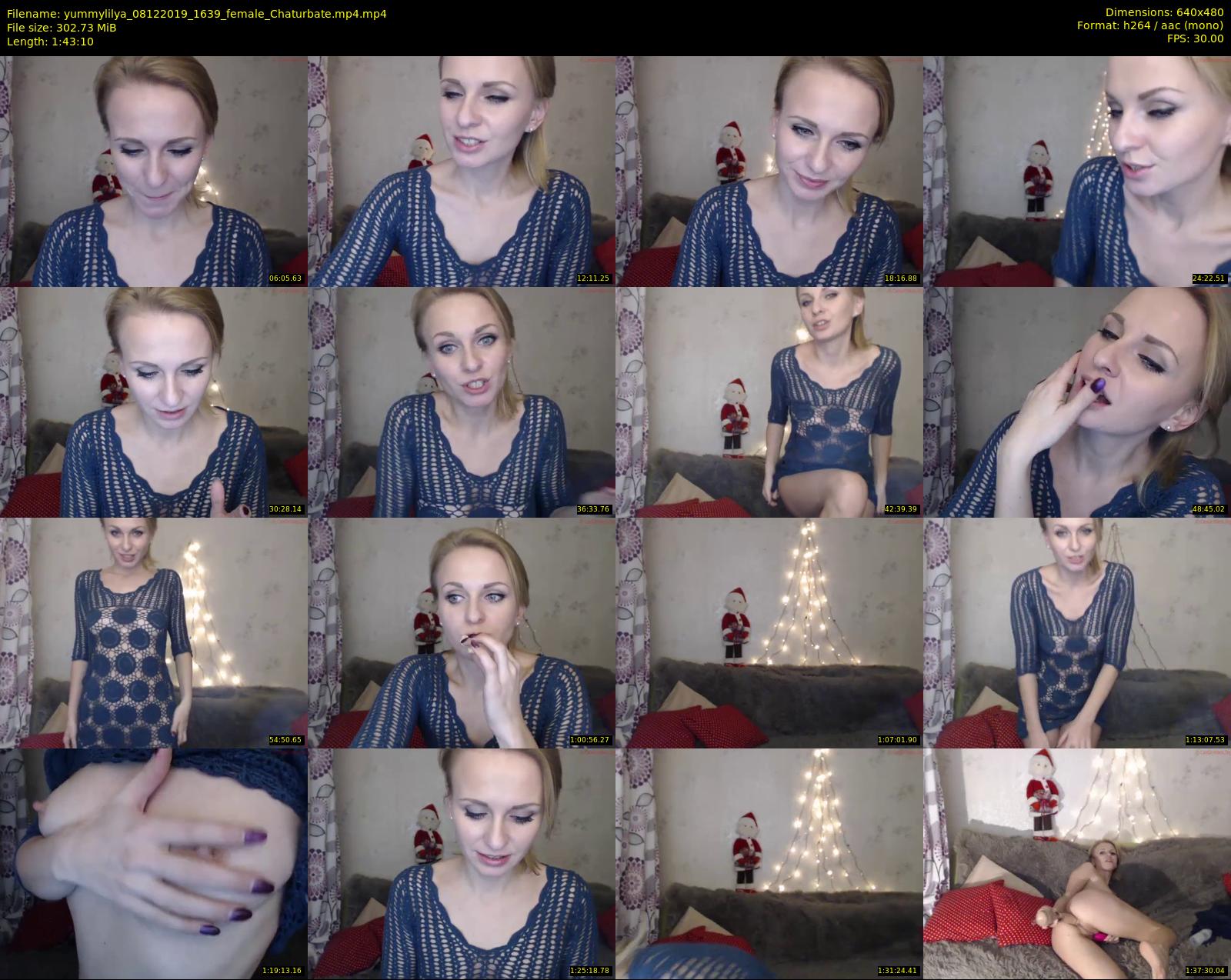 yummylilya — 104 minute Chaturbate female cam show recording, 480p, Dec 8, 2019